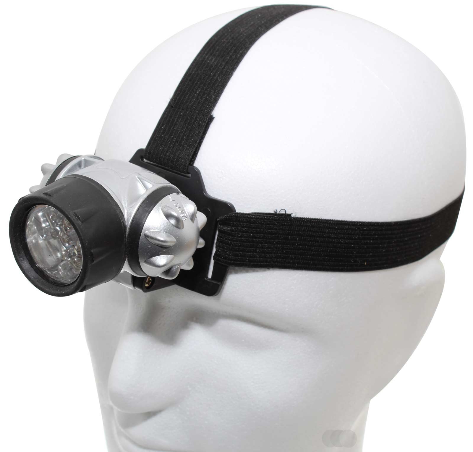LED Stirnlampe mit 12 LEDs und Blinkfunktion