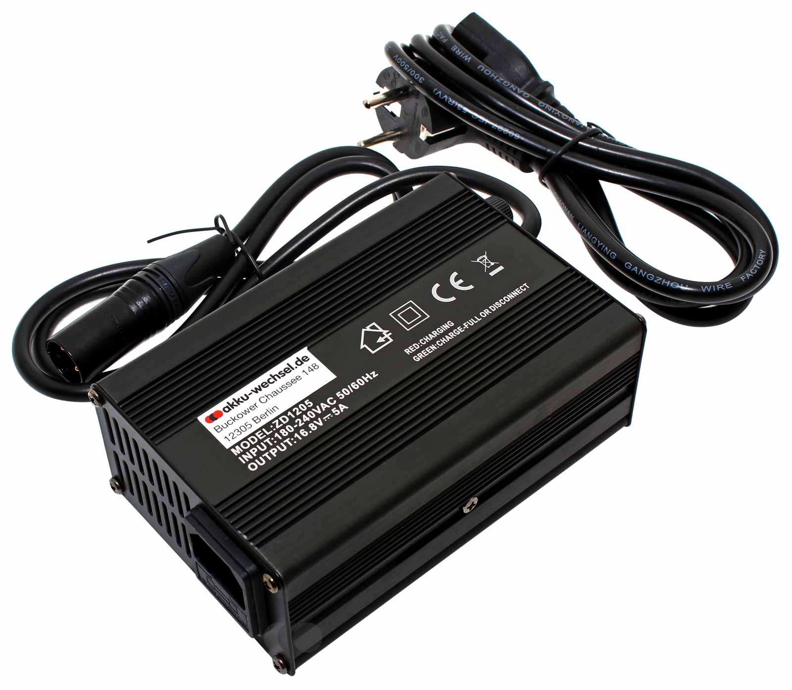Alternatives 16,8 Volt 5A Ladegerät passend für TiCad Akku-Packs