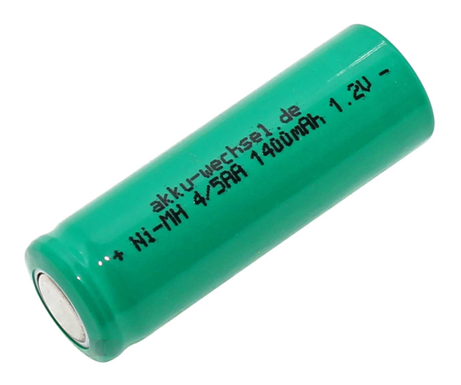 1,2 Volt Flattop Ni-MH 4/5 AA Industriezellen Akku Zelle mit 1400mAh Kapazität