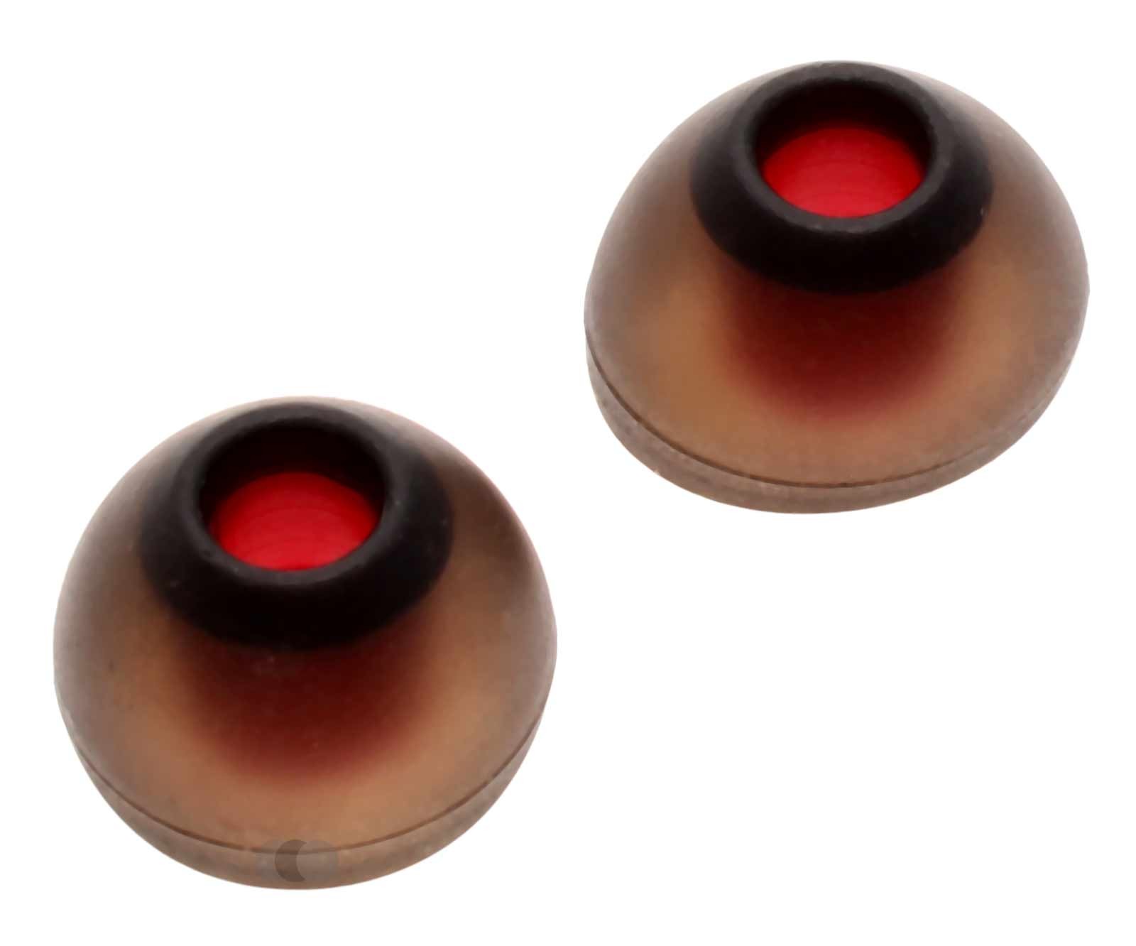 1 Paar (2 Stück) original Philips Ohrpolster, Ohrstöpsel, Earpad, konisch, glatt aus Kunststoff für SHE9000 In-Ear-Kopfhörer. Größe L in Farbe grau, Ersatzteil Teilenummer 996510041635