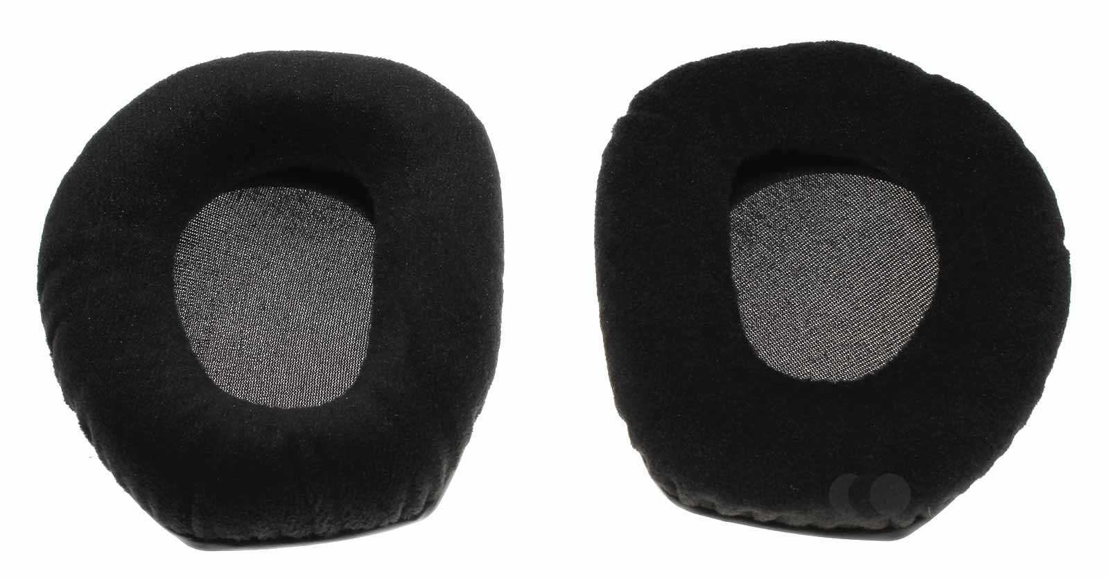 1 Paar Sennheiser 562592 Ohrpolster aus Velours mit Trägerring für RS 185, HDR 185 Kopfhörer, schwarz