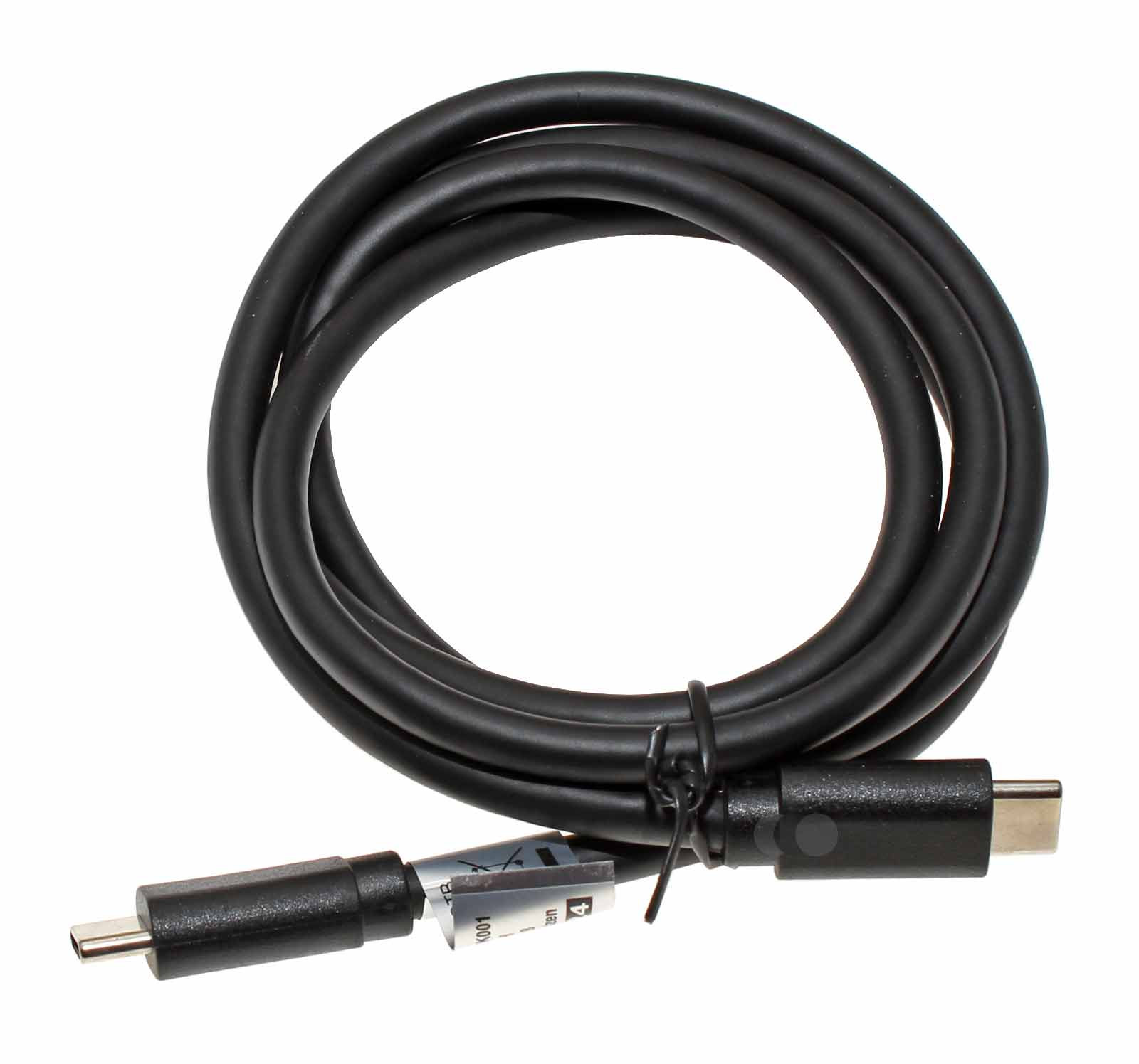1m Datenkabel, Ladekabel USB-C 3.0 Stecker auf USB-C 3.0 Stecker, USB-PD 100W, schwarz