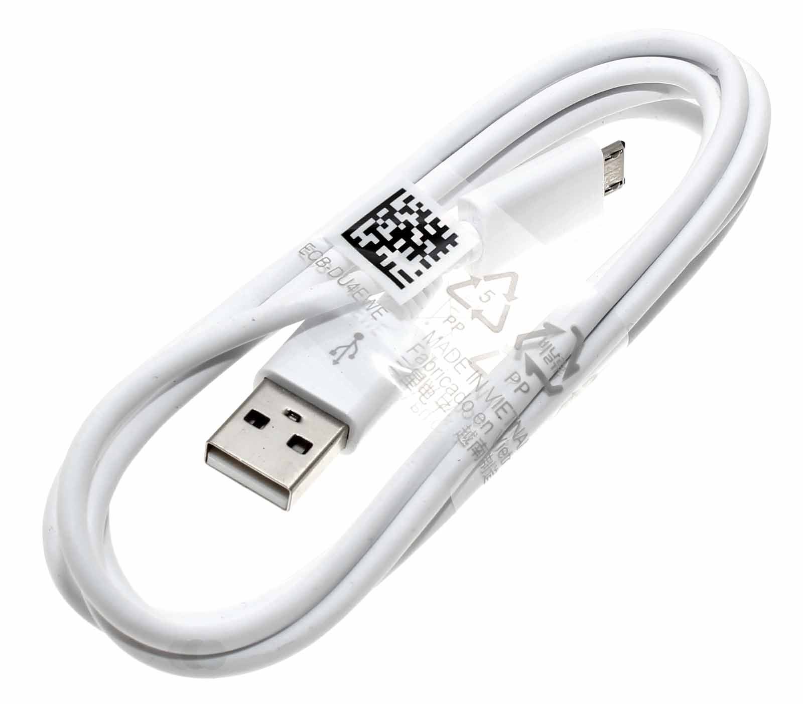 1m Samsung Daten- Ladekabel USB-A Stecker auf Micro-USB Stecker, GH39-0158N, ECB-DU4EWE