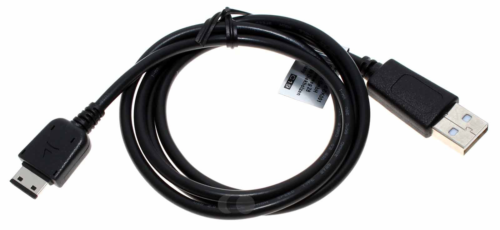 1m USB 2.0 Ladekabel Datenkabel für Samsung SGH-L760, C5212, SGH-i780 u.a. Handys, ersetzt PCBS10