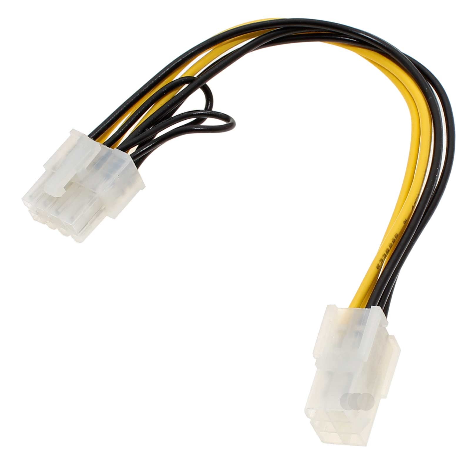 Delock 83775  PCI Express Strom Adapter Kabel, Netzteil PCI-Express-Stromversorgung, PCI Express 6 Pin Buchse (weiblich) auf 8 Pin Stecker (männlich)