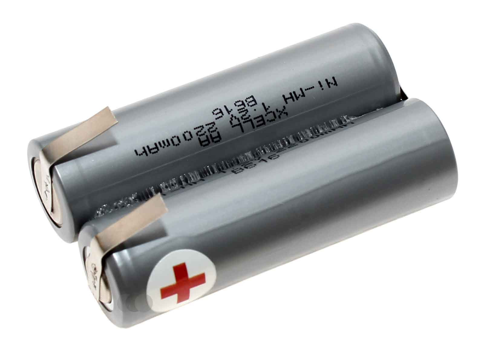 2,4 Volt Akku für Philips HQ6720, HQ6770, HQ6850, HQ6890 u.a., NiMH, 2200mAh