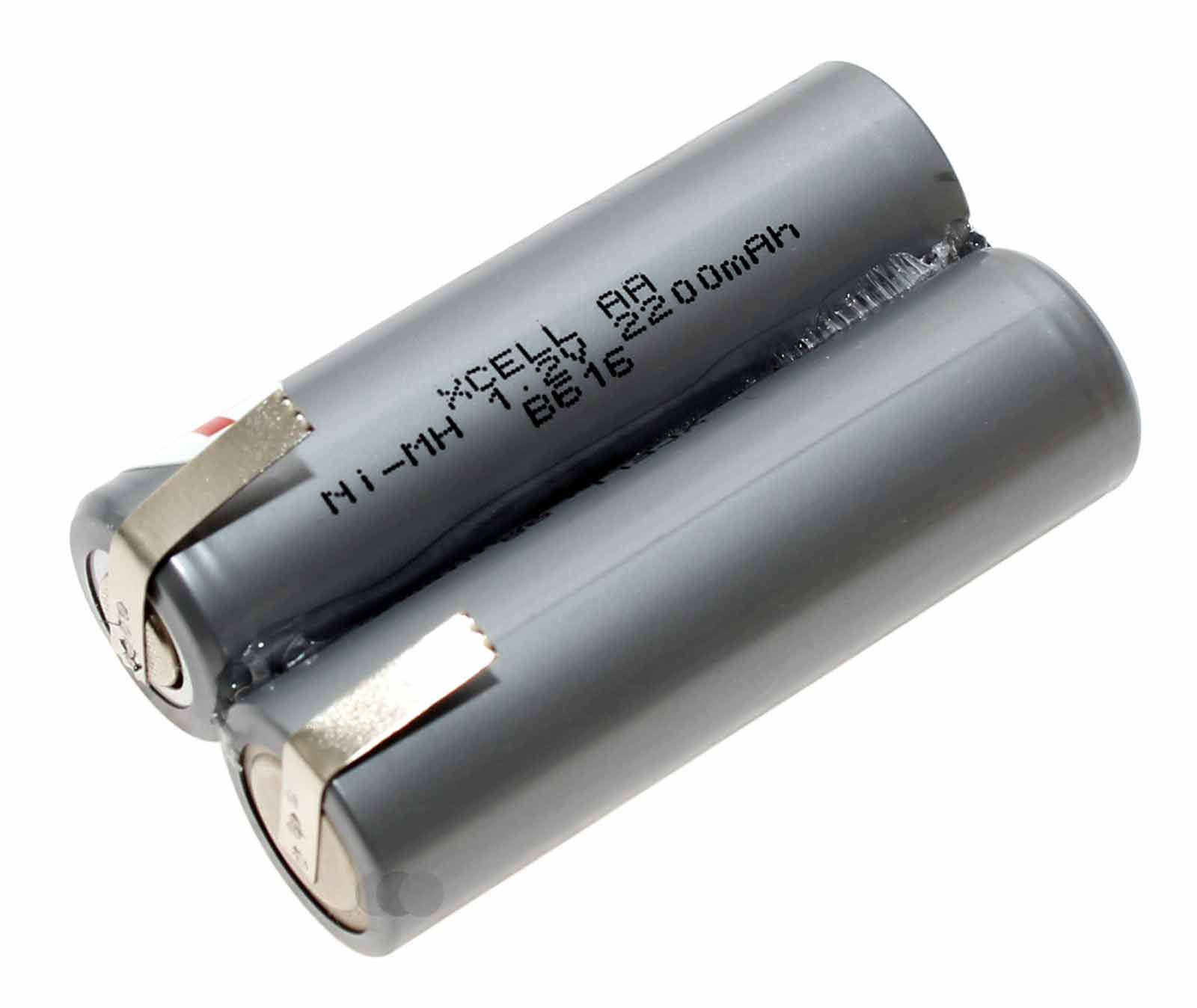 2,4V NiMH Akku Panasonic ER150 ER151 ER152 ER153 ER155 mit 2200mAh Kapazität