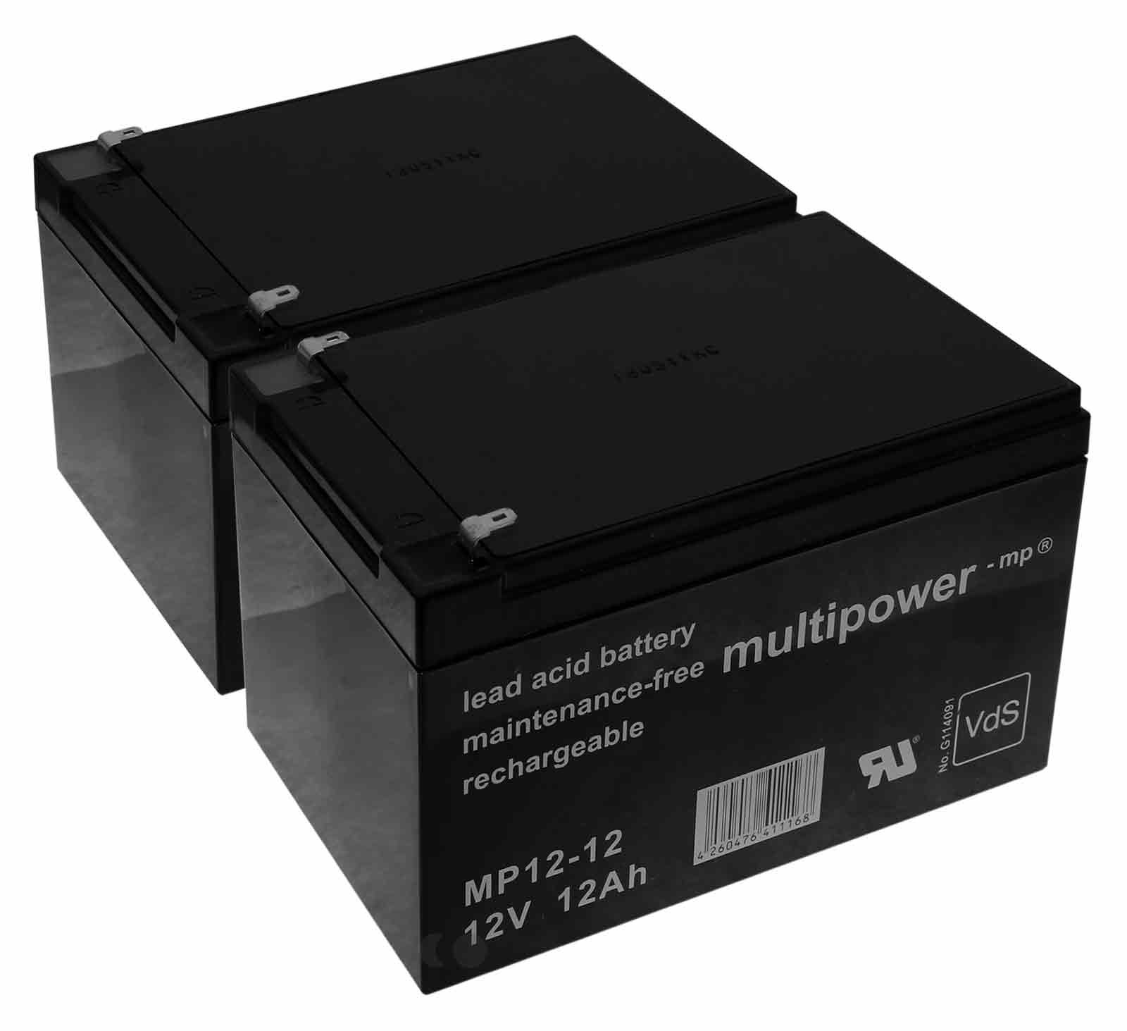 2 Ersatz Akkus für APC Back-UPS Back-UPS, Pro BP1000I, Smart-UPS 700, 1000, 1500 USV, ersetzt APC RBC6