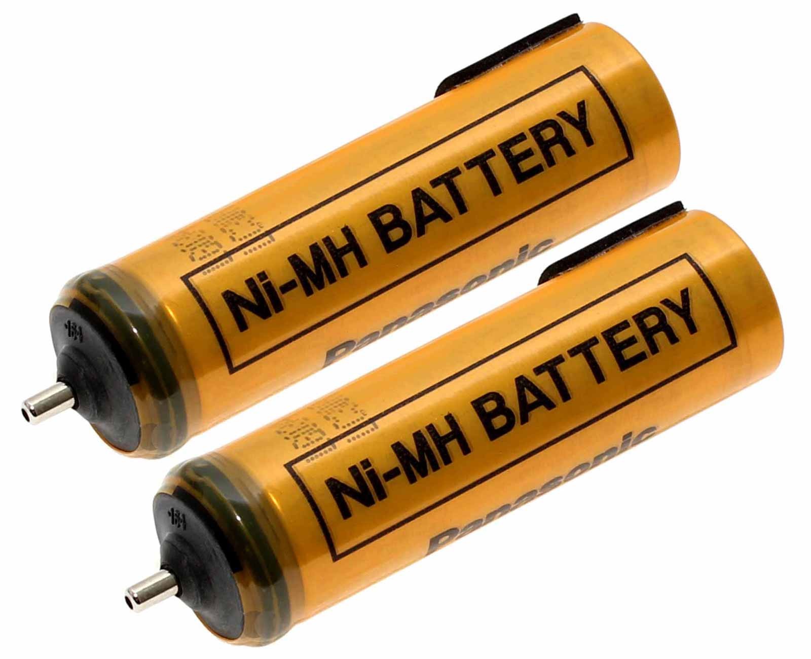 2x Panasonic WES2047L2508 Akku für Epilierer ES-2045, ES-2047, ES-2050, ES-2053, ES-2057, ES-2058, ES-2059, 1,2V