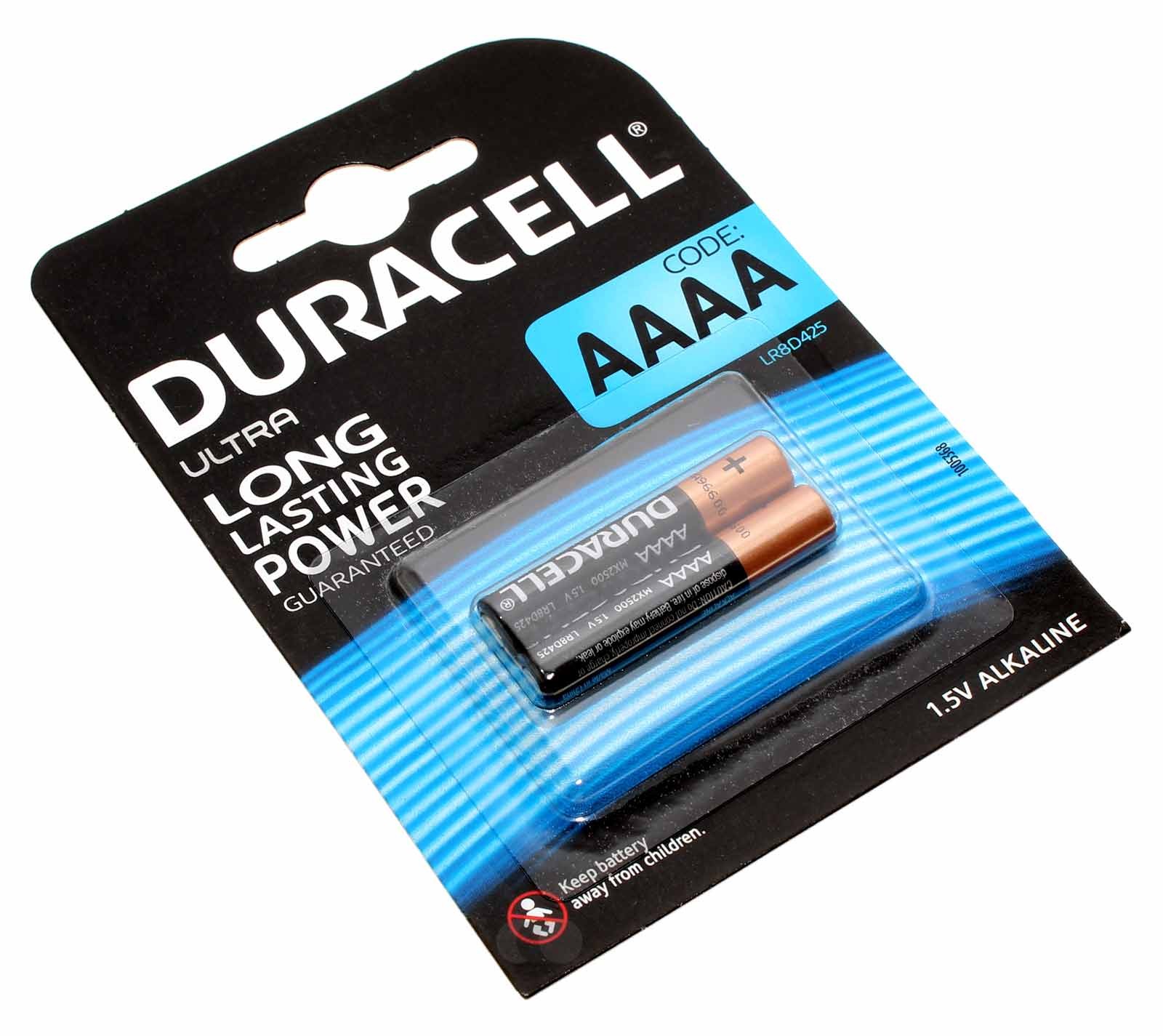2erPack Duracell Ultra Alkaline Batterie AAAA Mini LR61 MN2500