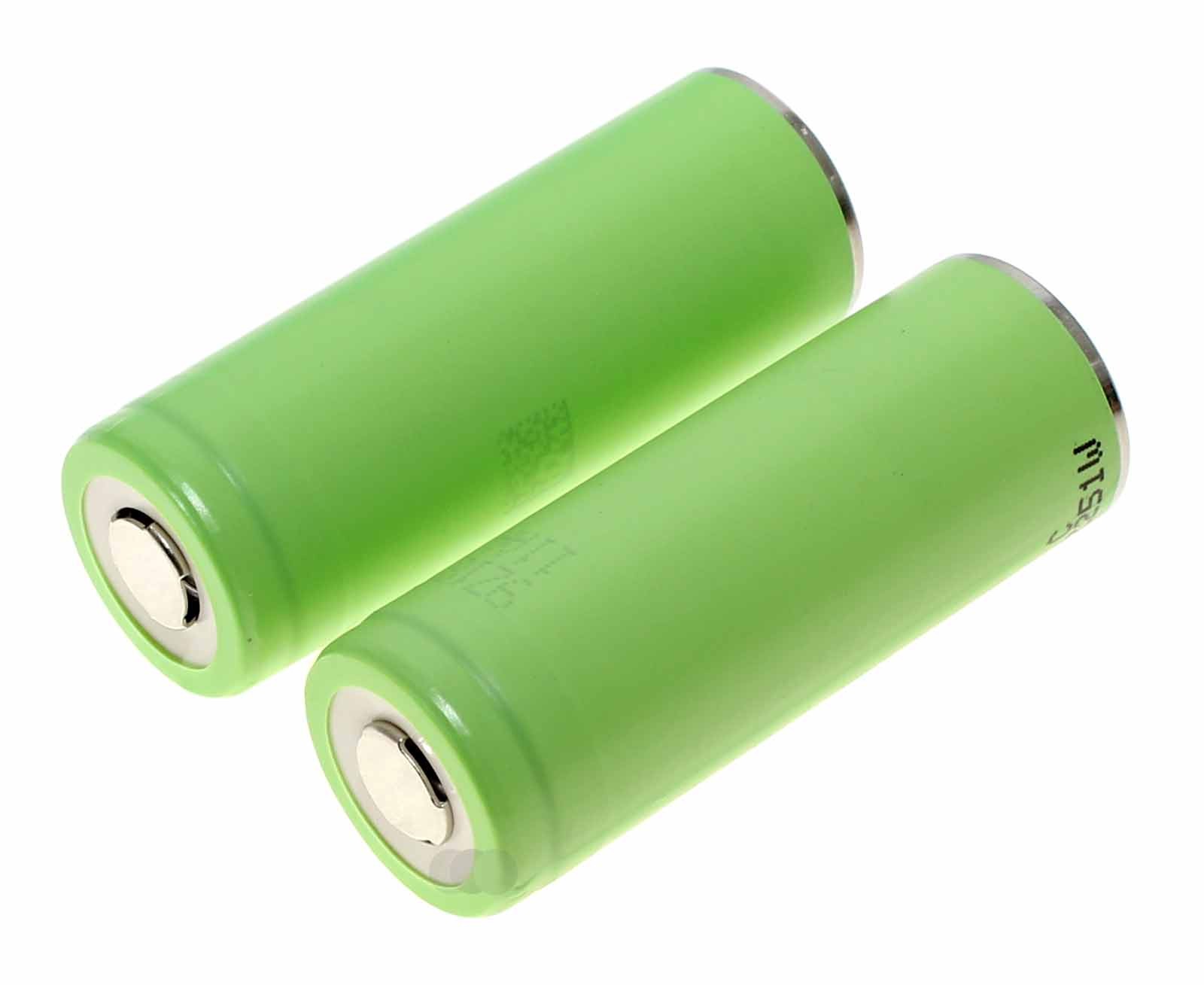 2er Pack 3,7V Panasonic NCR18500A Li-Ion Akku, 2000mAh Kapazität 