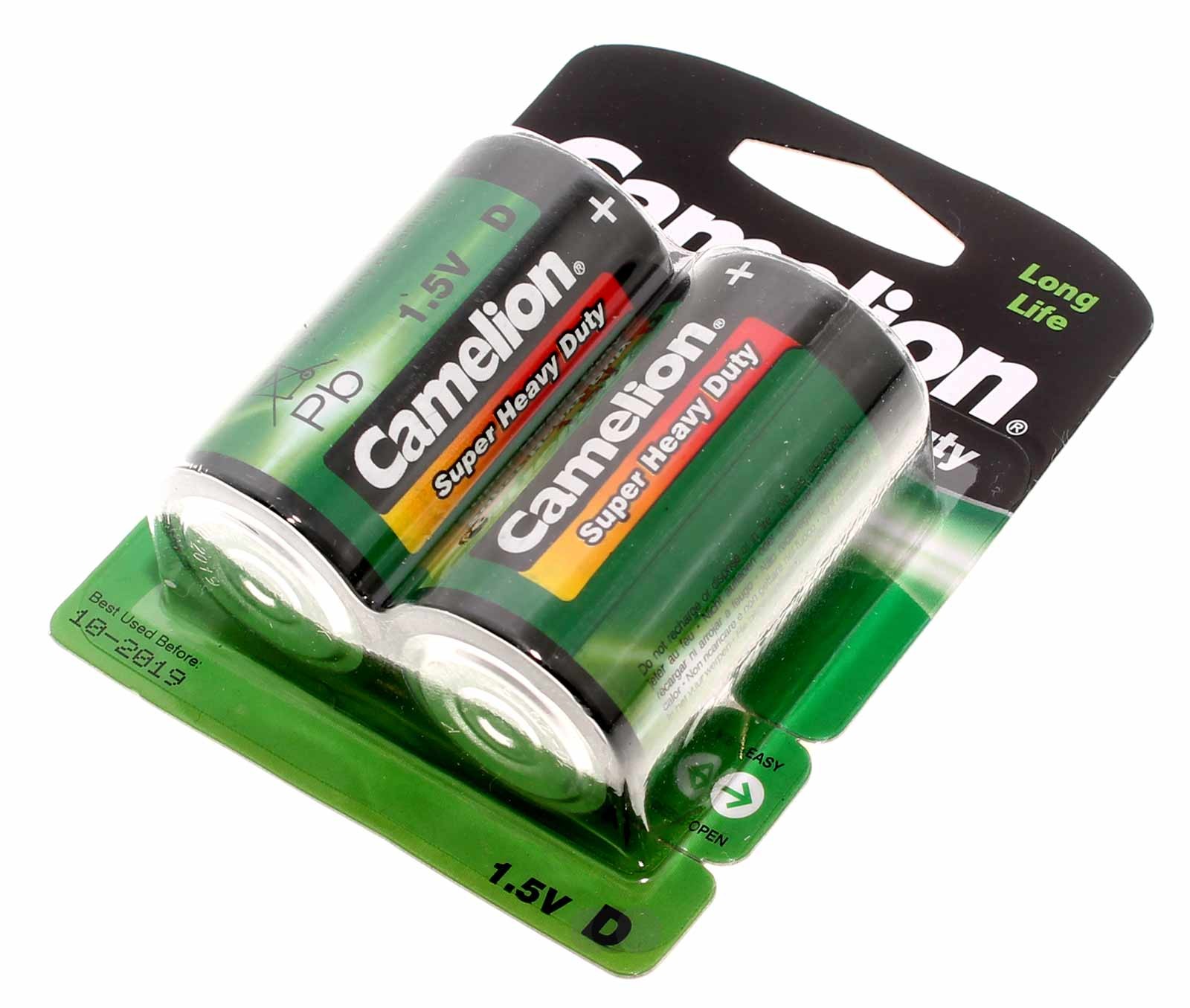 2er Pack Camelion Super Heavy Duty Batterie 1,5V 8025mAh Mono D [R20P ...