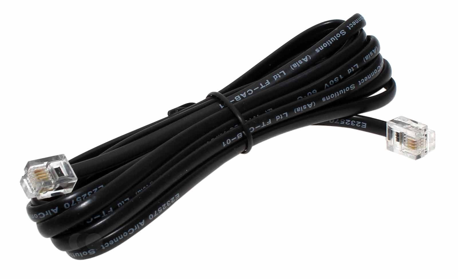 2m Modem Fax Telefon Kabel RJ11 Stecker auf RJ11 Stecker, 112666-008