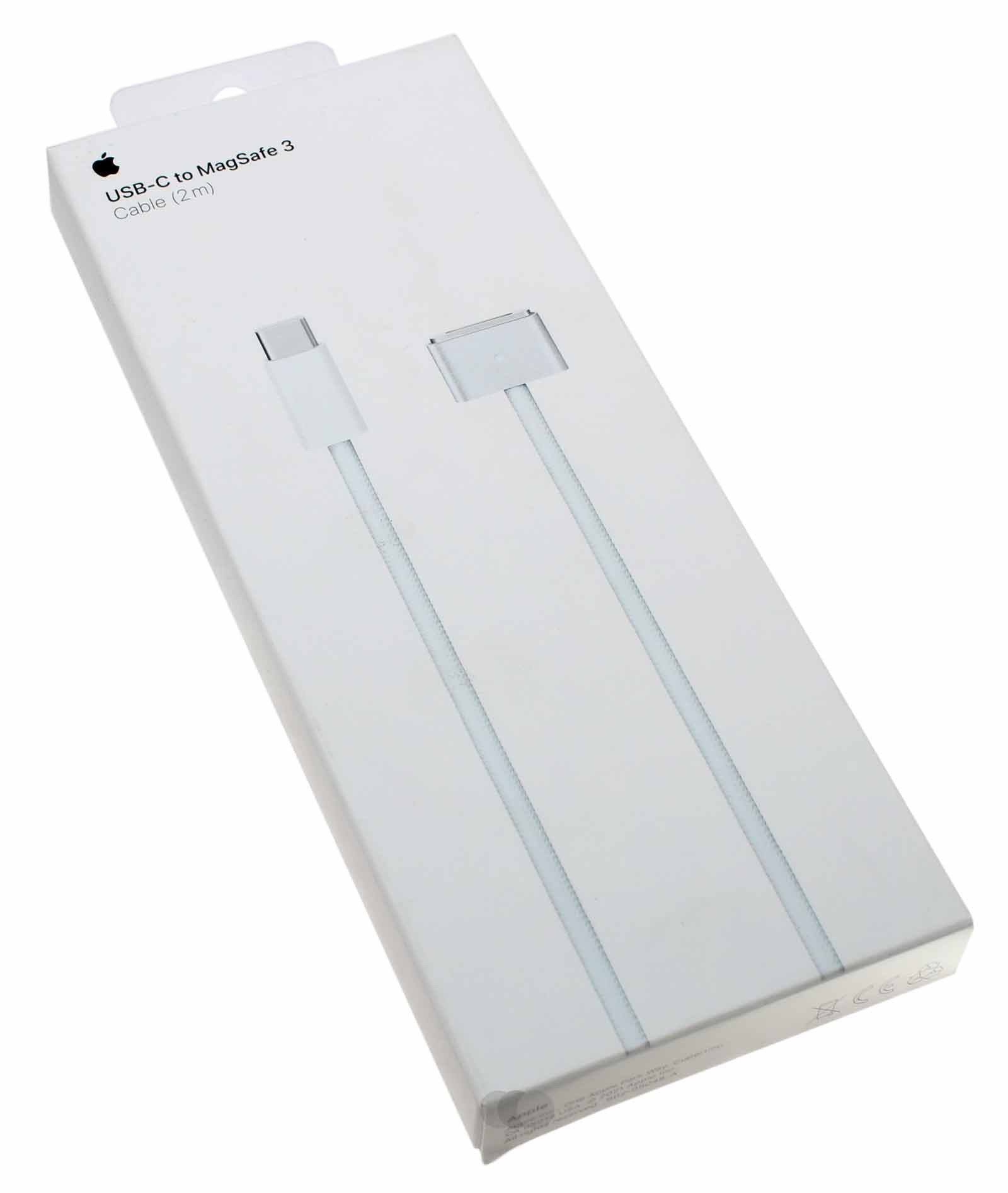 2 Meter langes original Apple MLYV3ZM/A (A2363) Ladekabel mit USB Type C (USB-C) Stecker auf MagSafe 3 Stecker, für 14 und 16 Zoll MacBook Pro 2021 mit MagSafe 3 Anschluss