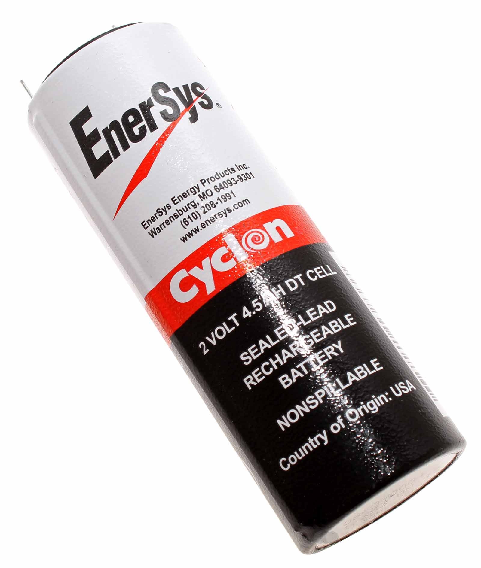 Enersys Hawker Cyclon Bleiakku 0860-0004 DT Cell AGM mit 2 Volt und 4,5Ah Kapazität, 4,8 mm Faston