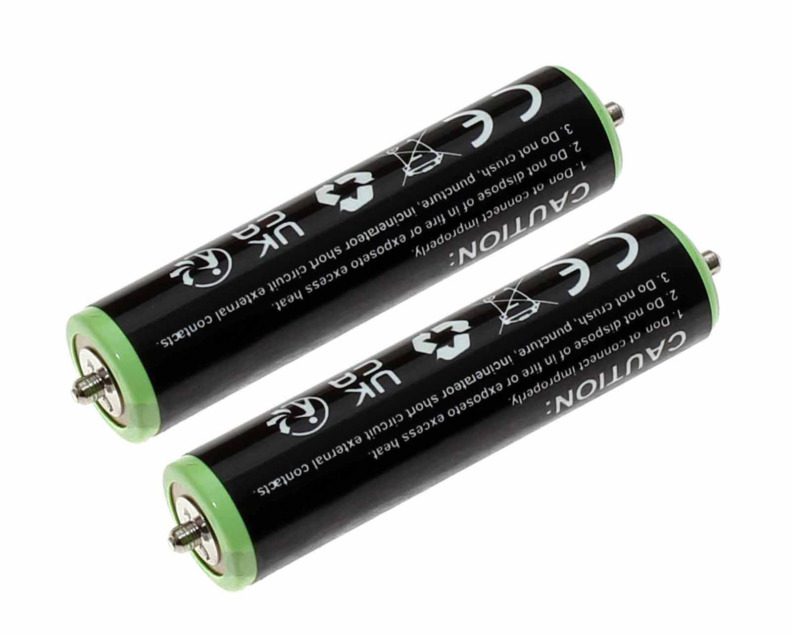 2x Akku für Braun CruZer 1, 2, 3, 4, 5, 6, Type 5730, 5732, 5733, 5734, ersetzt 67030922, 1,2V, 1000mAh