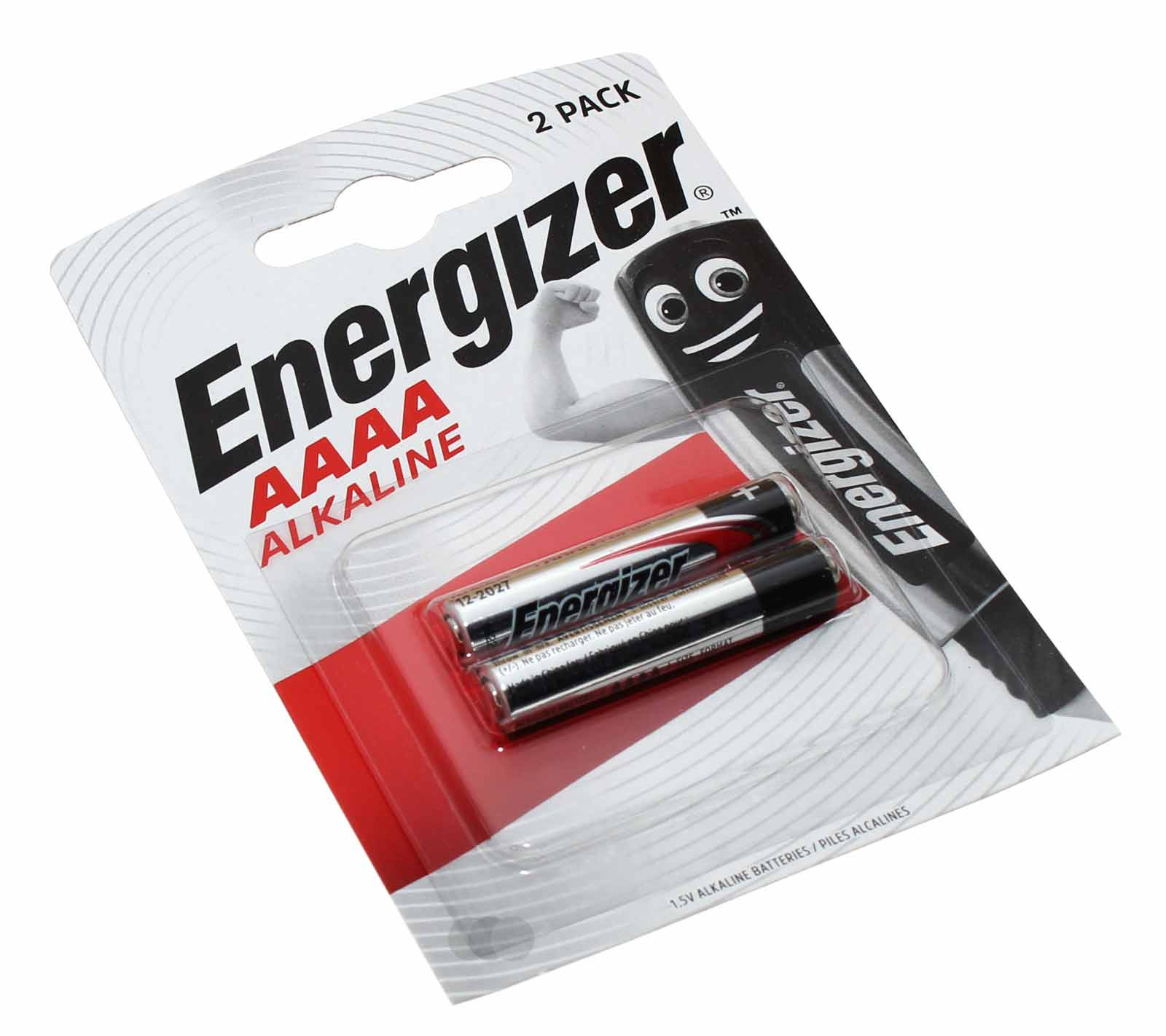 2x Energizer AAAA Mini Alkaline Batterie, LR61, E96, LR8D425, MN2500, 1,5V, 625mAh