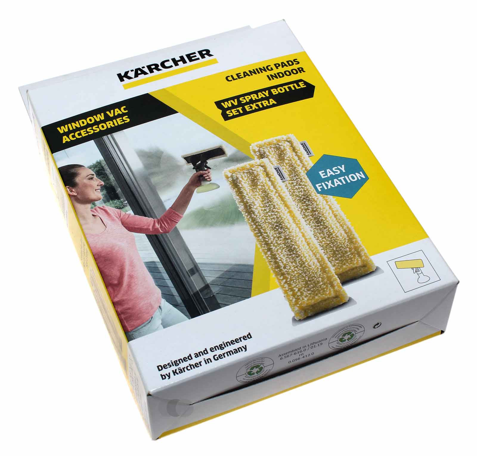 2 Stück Kärcher Mikrofaser Wischbezüge Idoor für die WV Sprühflasche, Hersteller Artikelnummer 2.633-130.0