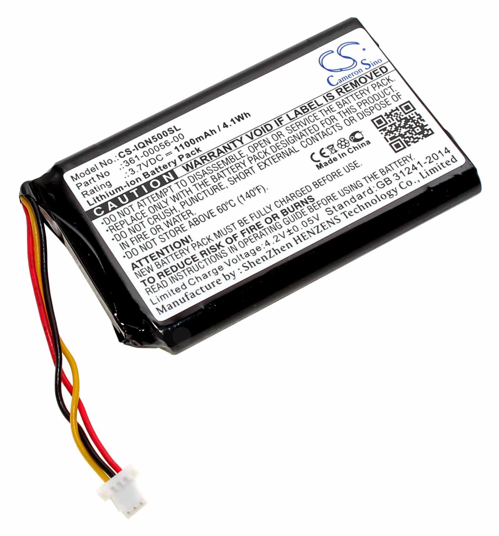 Alternativer Lithium-ionen Akku für Garmin Nüvi 59LMT Navigationssystem, Navi mit 3,7 Volt und 1100mAh Kapazität