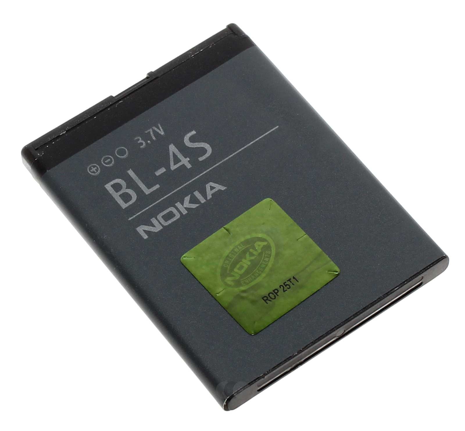 3,7V Nokia Akku BL-4S für Handy 2680 3600 Slide 7610S 3600S 6208, 860mAh