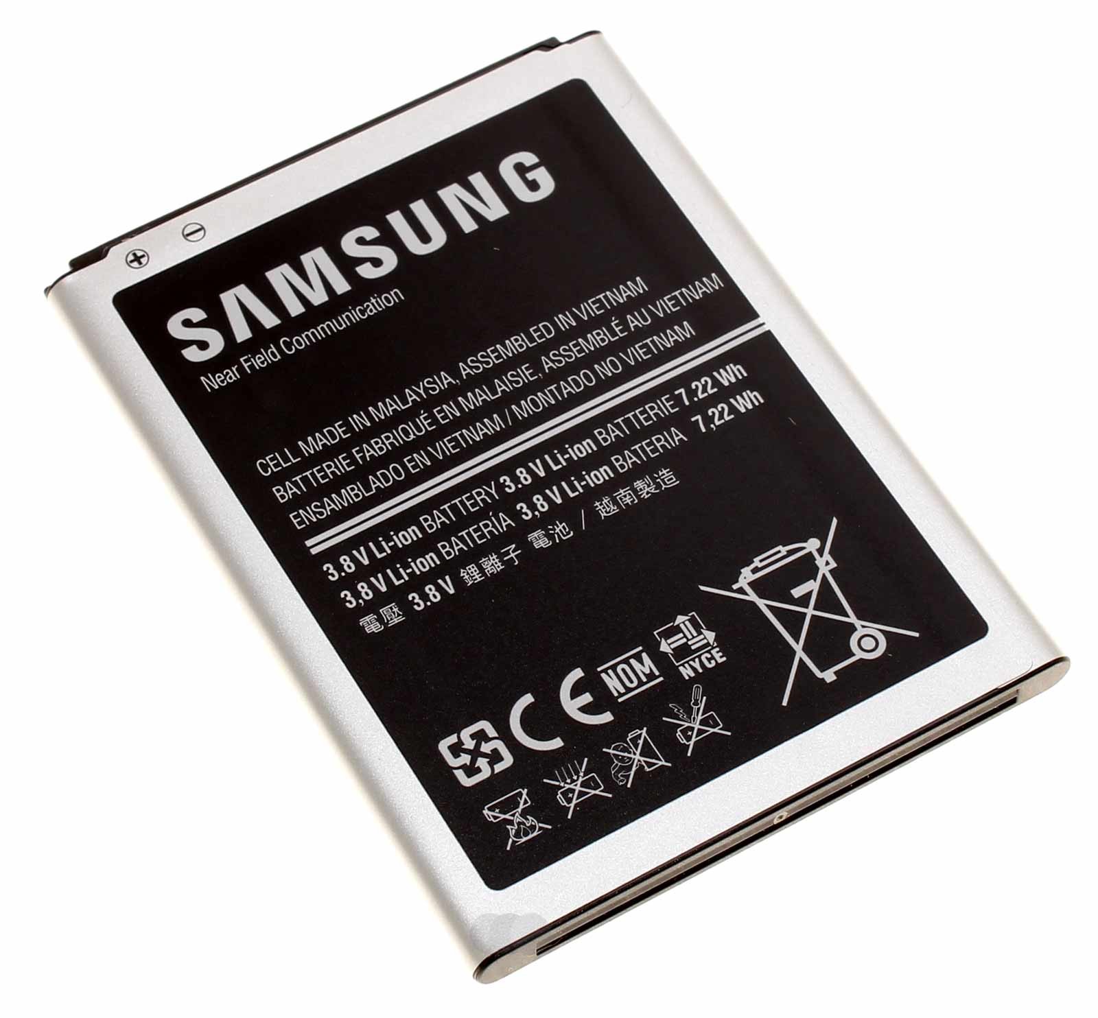 3,8V original Samsung Akku EB-B500BEBECWW für Galaxy S4 mini, Li-Ion, 1900mAh