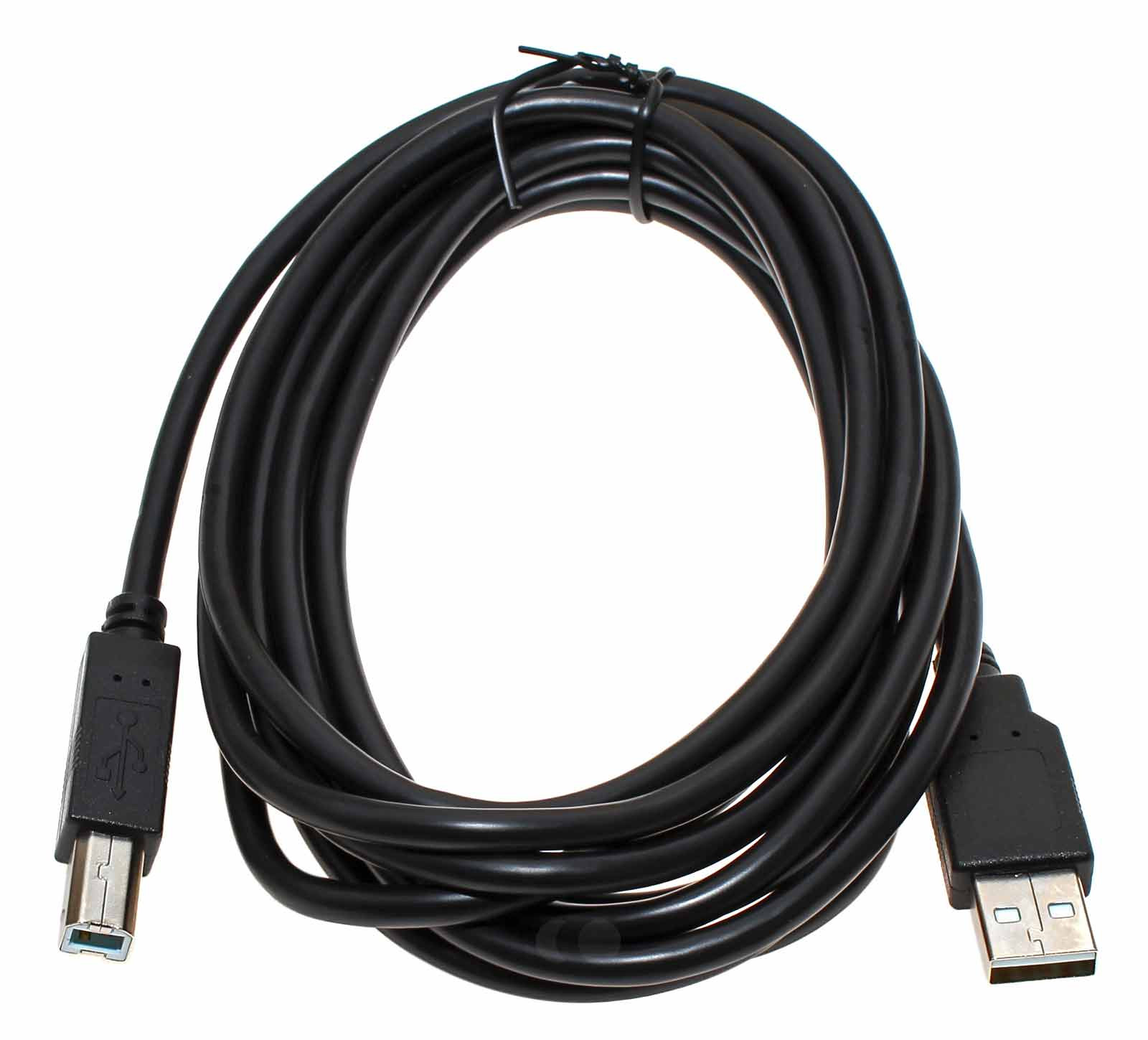 3m USB 2.0 Kabel Stecker USB Typ A auf Stecker USB Typ B, Drucker, Scanner, HDD, schwarz