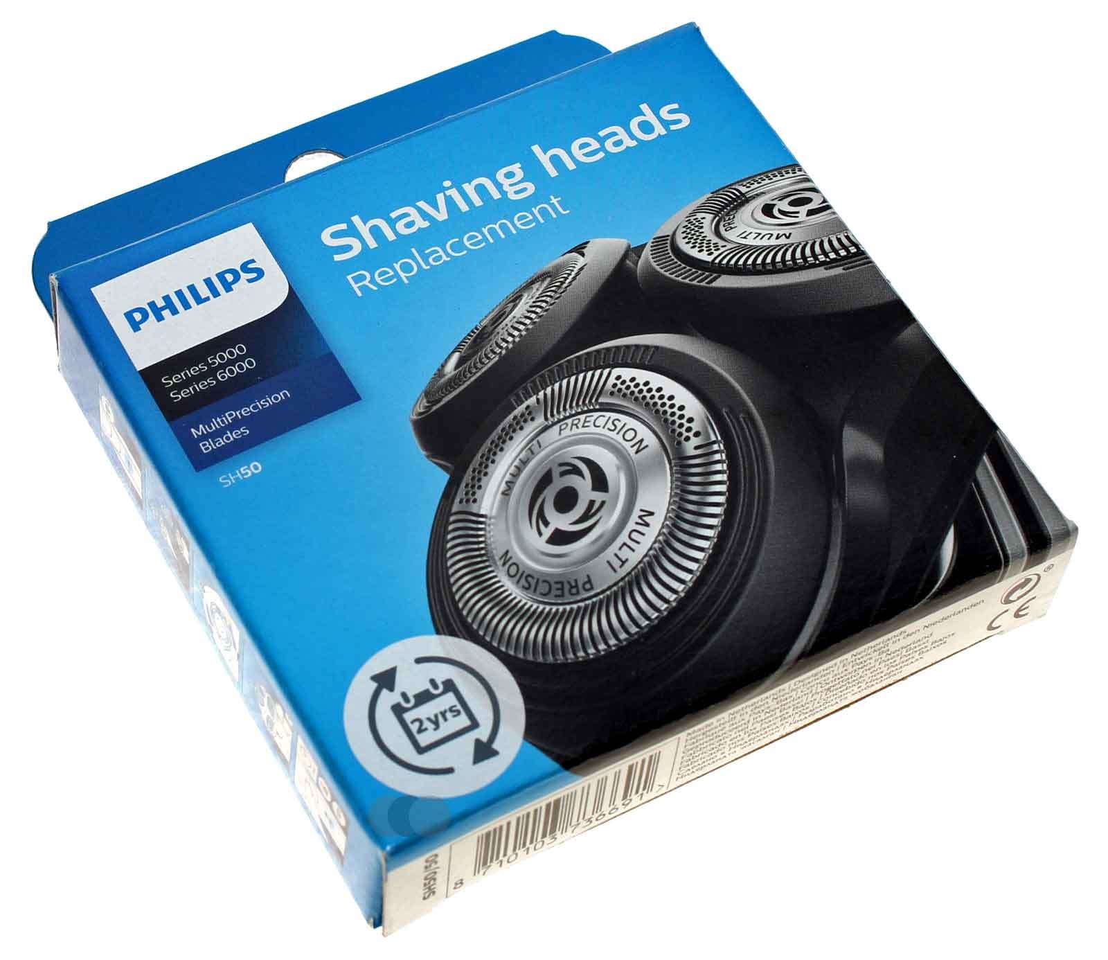 3er Pack original Philips SH50 DualPrecision Scherköpfe HQ8, HQ9, HQ177, HQ840, HQ7890, HQ8880, Series 5000