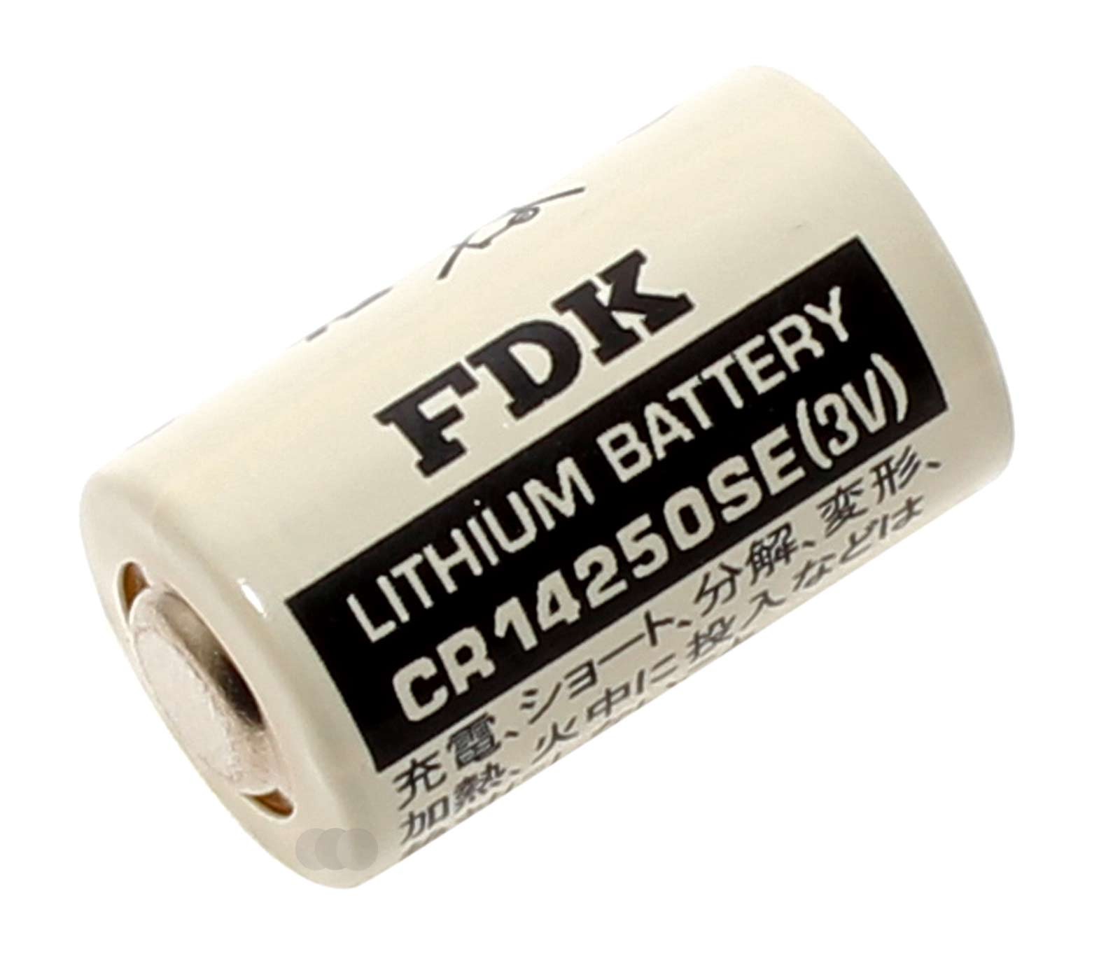 FDK (Sanyo) CR14250SE Lithium Batterie, Industriezelle, 1/2 AA mit 3 Volt und 850 mAh Kapazität.