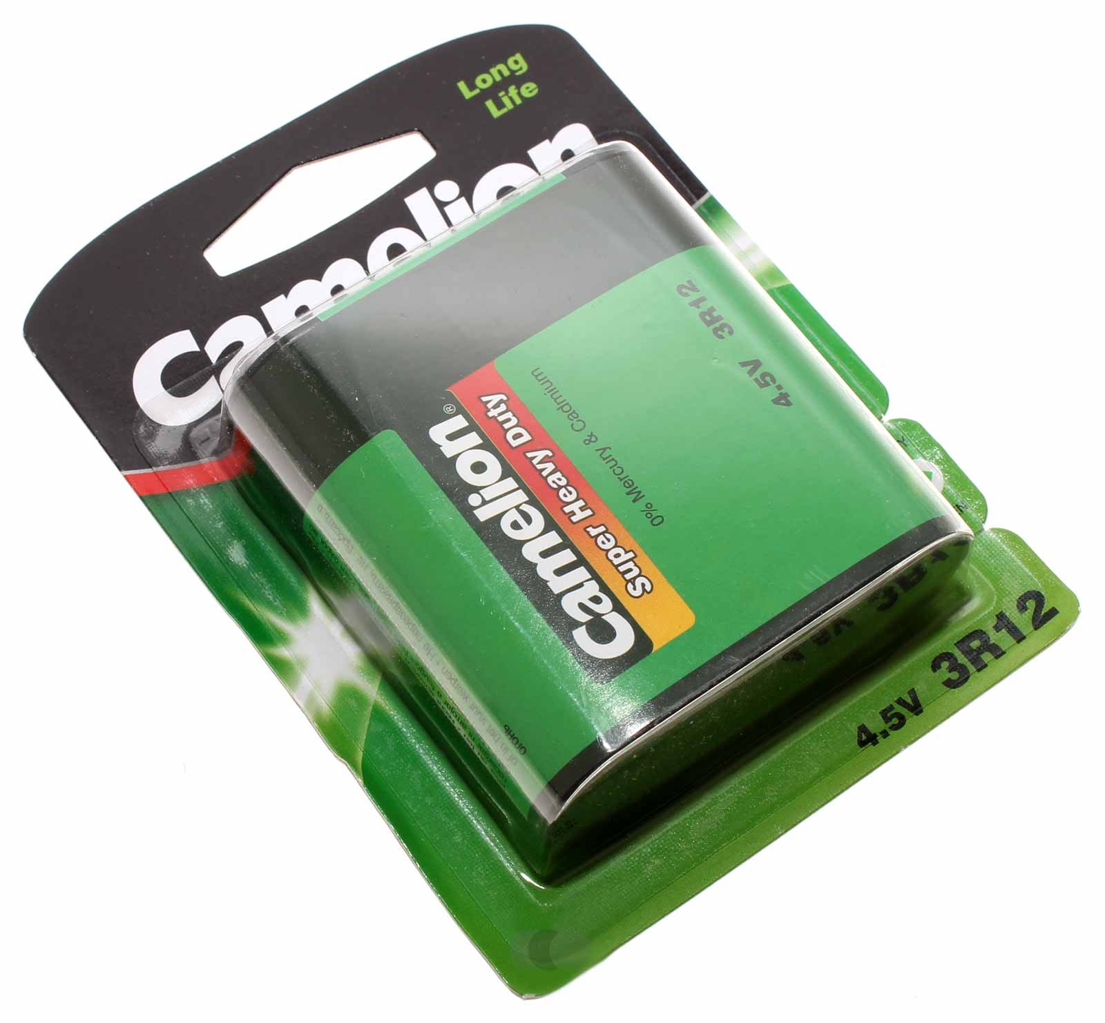 Camelion 3LR12 Super Heavy Duty Flachbatterie mit 4,5 Volt und 2000mAh Kapazität