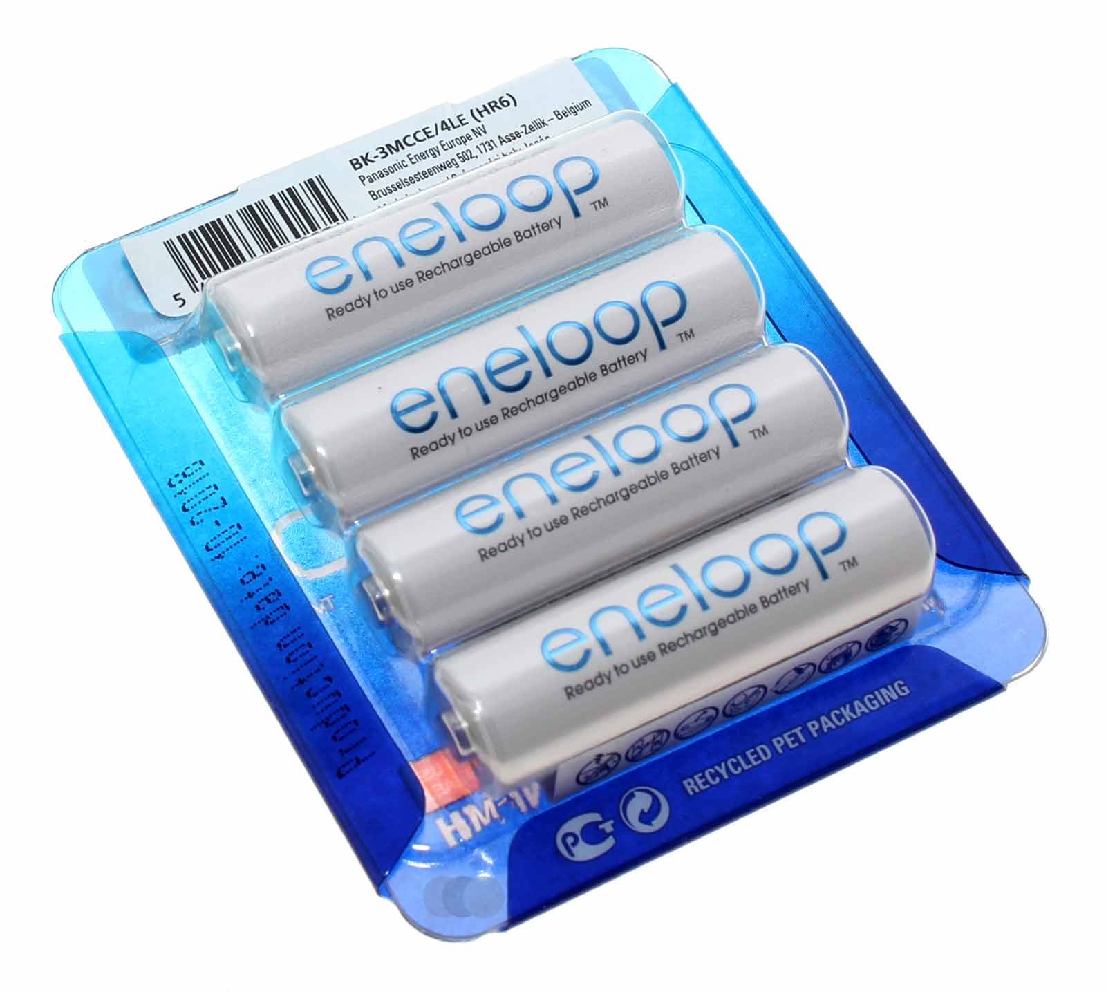 4er Pack Panasonic eneloop AA Mignon HR6 NiMH Akku, 1,2V, 2000mAh, BK-3MCCE/4LE