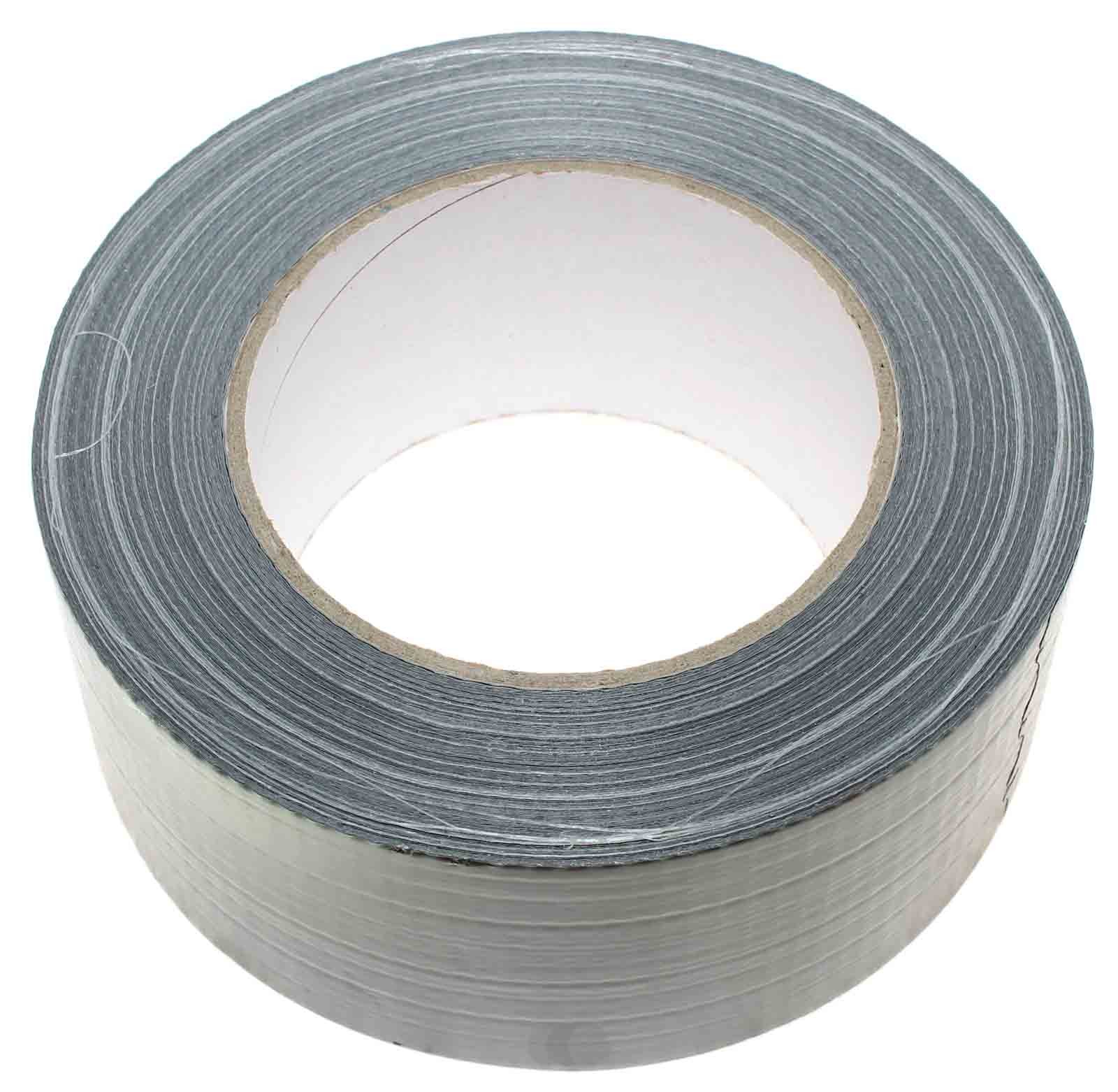 50m Gaffer Tape, grau / silber, 50mm, Panzertape Gaffa Gafferband Gewebeband