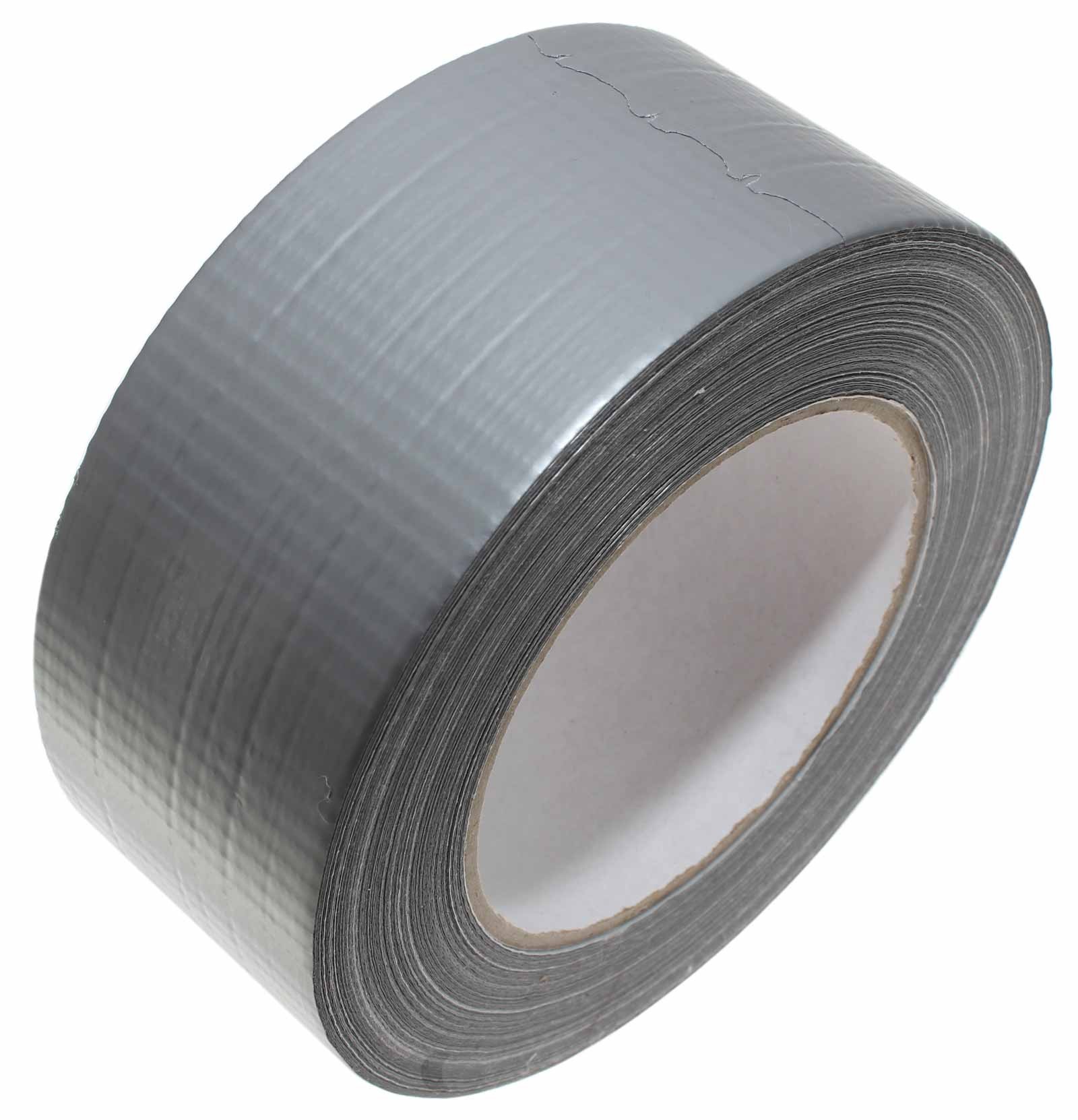 50m Gaffer Tape grau / silber mit 50mm Breite auch bekannt als Panzertape, Gaffa, Gafferband, Gewebeband