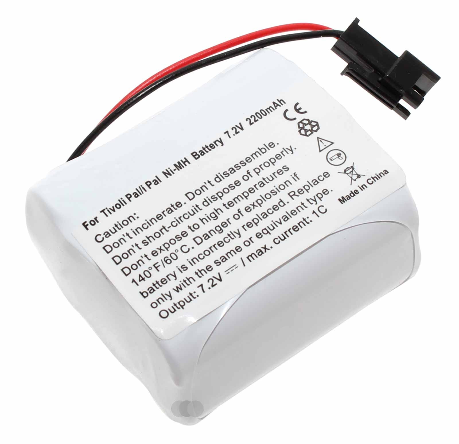 iPAL 2000mAH NiMH Audio Radio Batterie AKKU für Tivoli PAL 