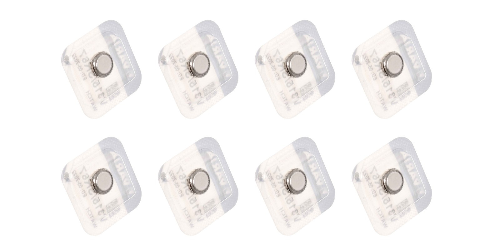 8x Varta V315 Knopfzelle Batterie Silberoxid für Uhren u.a., wie SR67, SR716SW, 1,55V, 20mAh