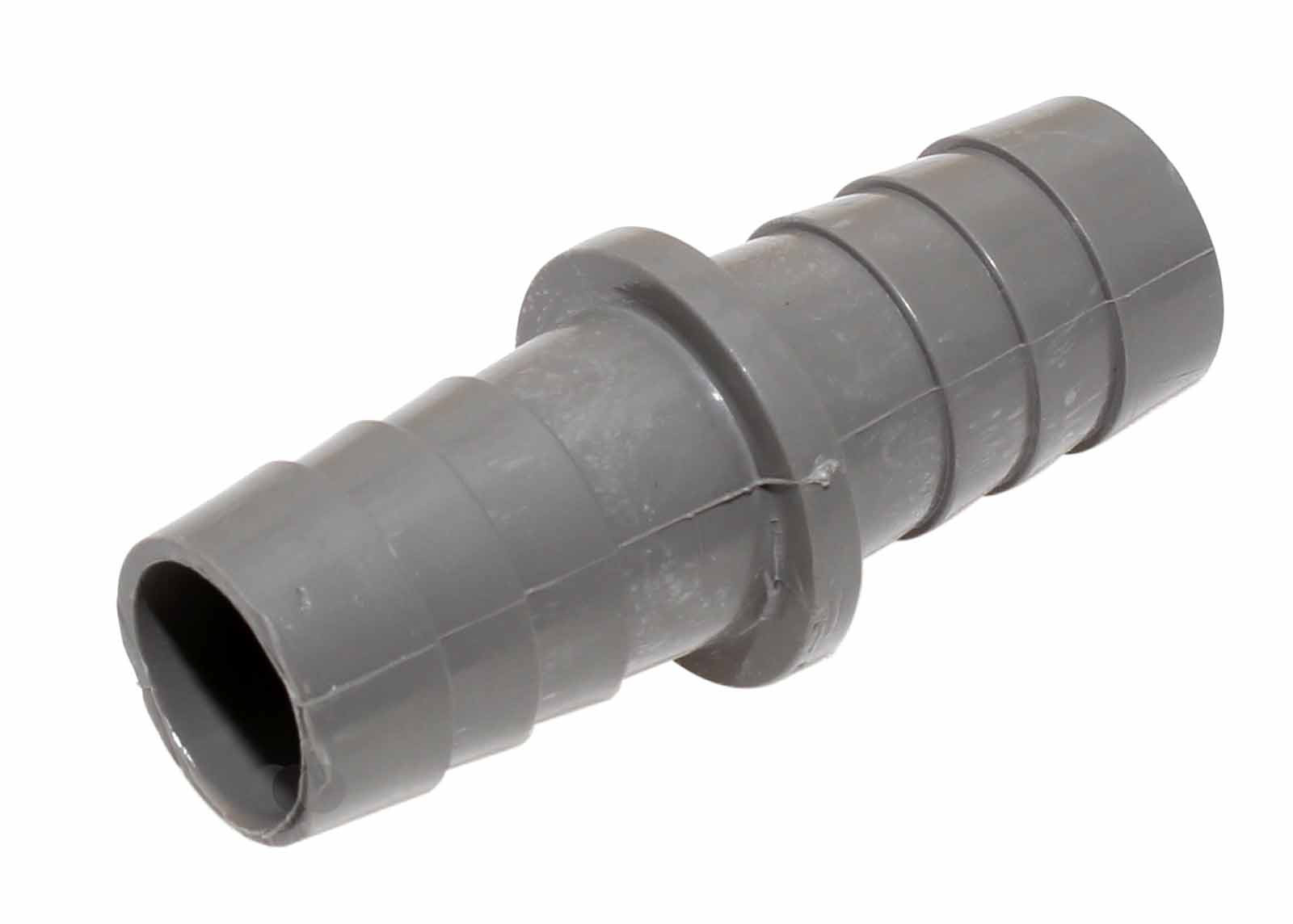 Ablaufschlauchverbinder 19x19 mm aus Kunststoff, gerade Form, für Waschmaschinen und Spülmaschinen