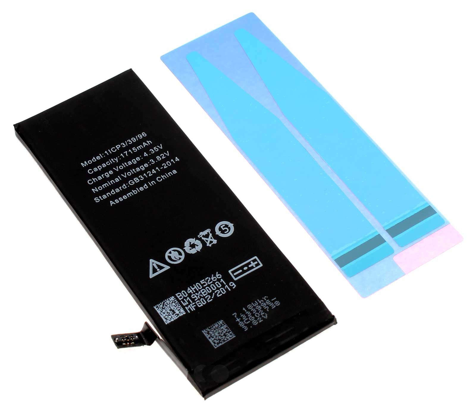 Akku für Apple iPhone 6s | Model No.: A1633, A1688 | APN 616-00033