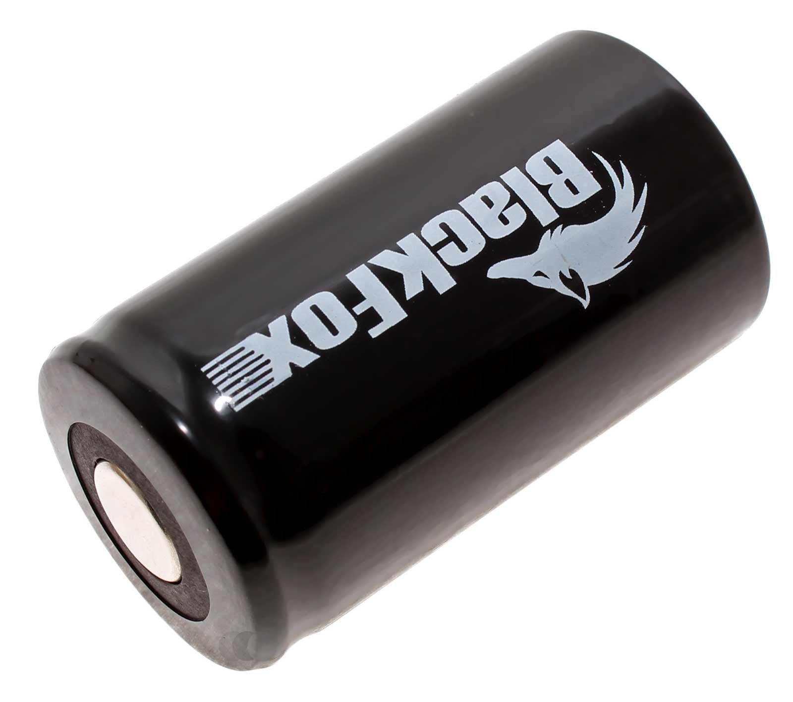 BlackFox BF-9000DH D Mono Ni-MH Spezial-Akku, Industriezelle, Flat Top (Pluspol mit flachem Kopf) mit 1,2 Volt und 9000mAh Kapazität