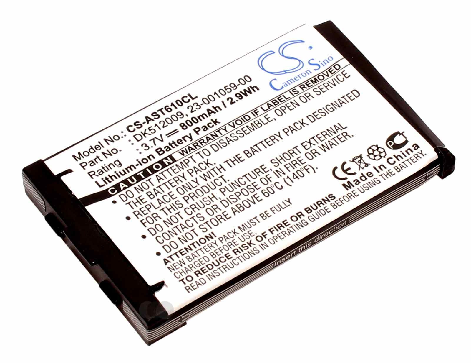 Akku für Aastra, Detewe, Telekom 600d, 620d, 630d, 650c, DTS11, ersetzt 23-001059-00, DK512009, 3,7V, 800mAh