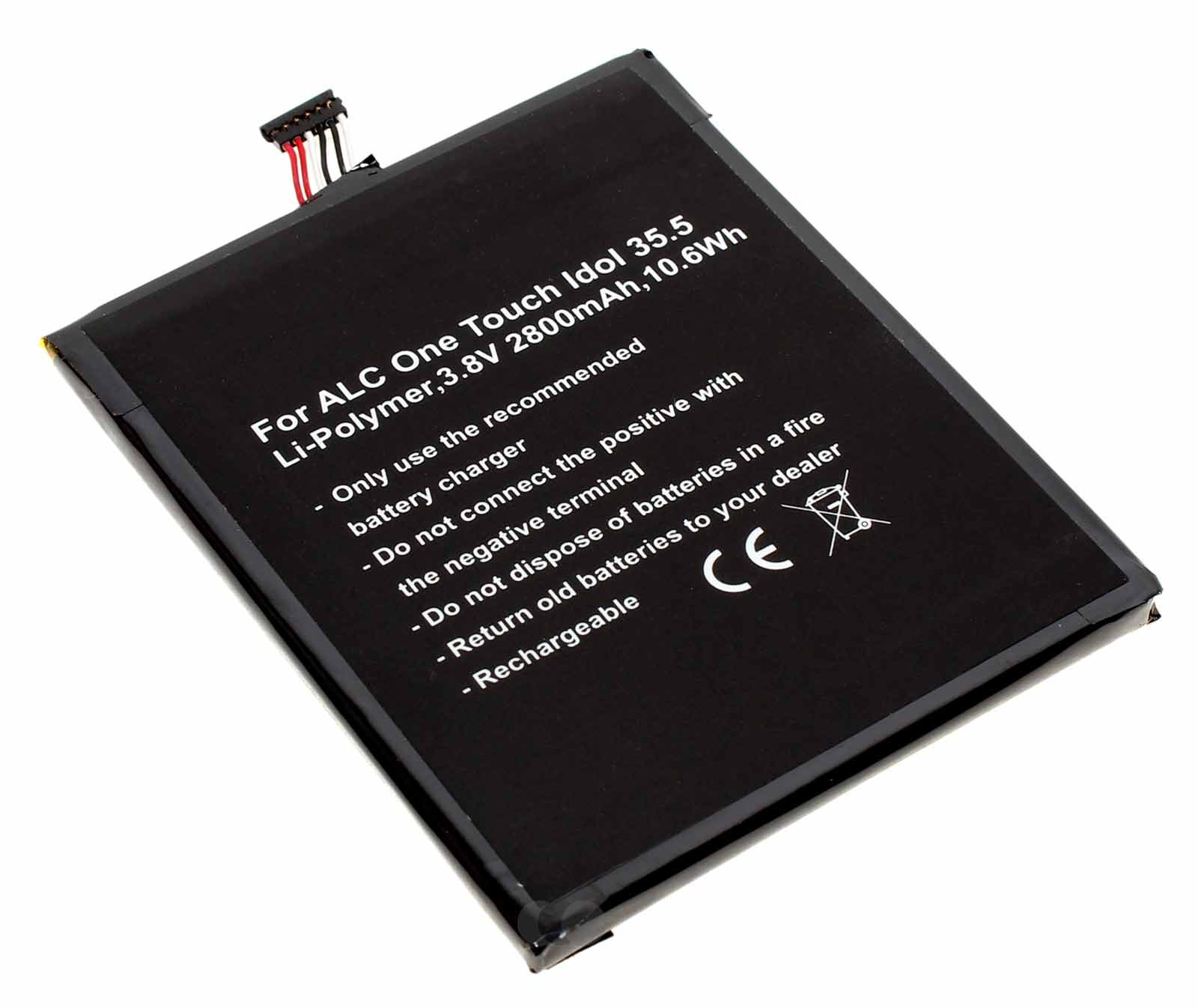 Akku für Alcatel One Touch Idol 3 5.5 (6045), ersetzt TLP029A2-S, TLP029AJ, 3,8V und 2800mAh
