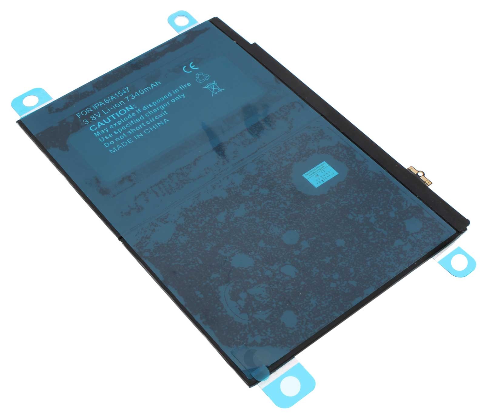 Alternativer Lithium-Ionen Akku für Apple iPad Air 2 (iPad 6) Tablet, wie A1547, mit 3,8 Volt und 7340mAh Kapazität