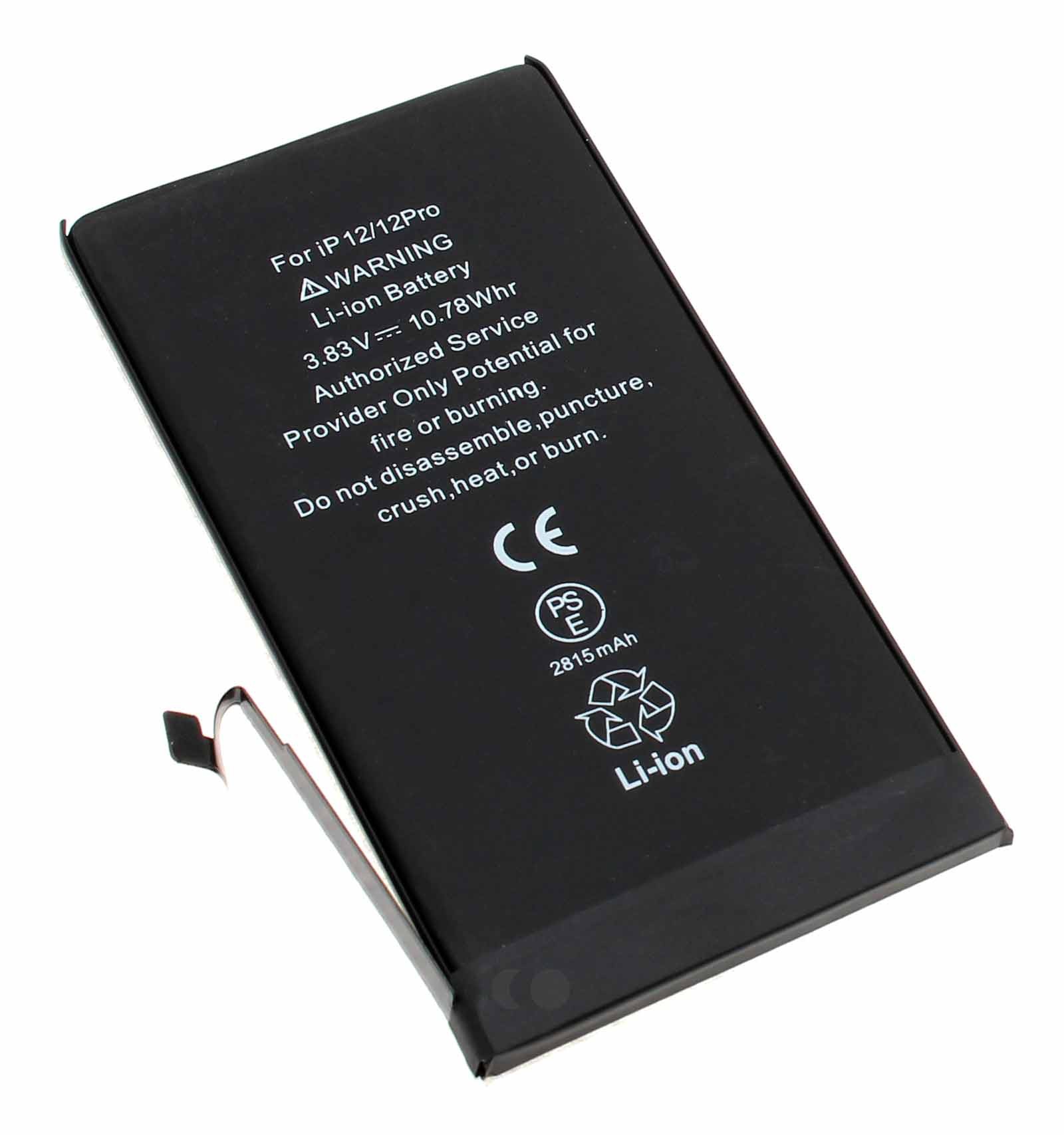 Akku für Apple iPhone 12 A2403 / 12 Pro A2407, ersetzt A2479, 3,83V, 2800mAh