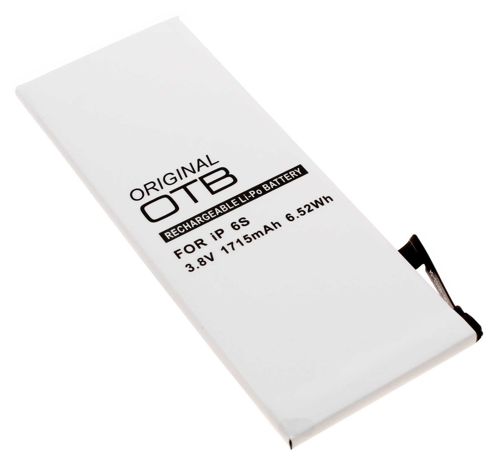 Akku für Apple iPhone 6s A1633, A1688, ersetzt 616-00036, 616-00033, 3,8V, 1715mAh