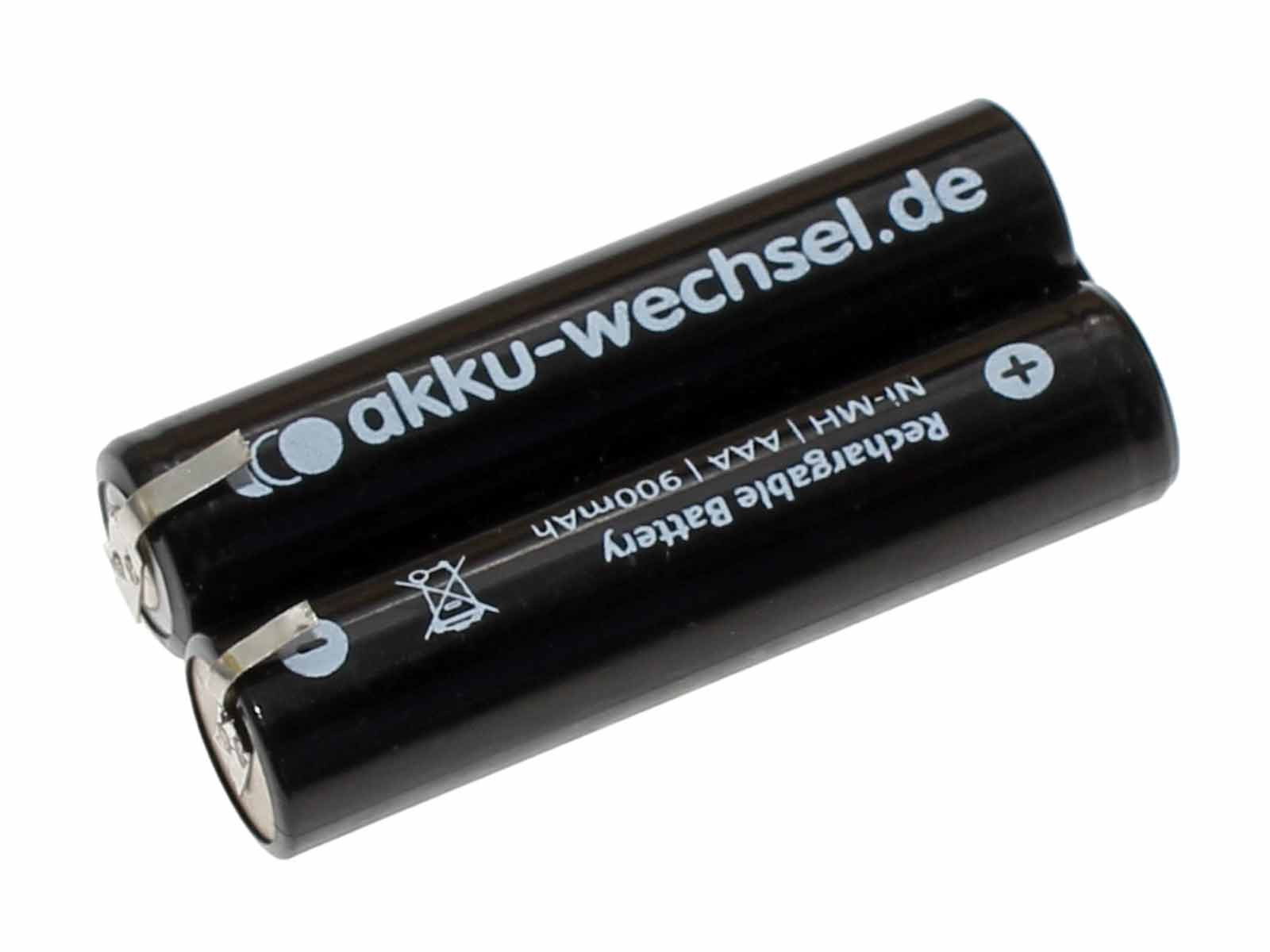 Akku für BaByliss E836XE Type T96a, 2,4V, 900mAh