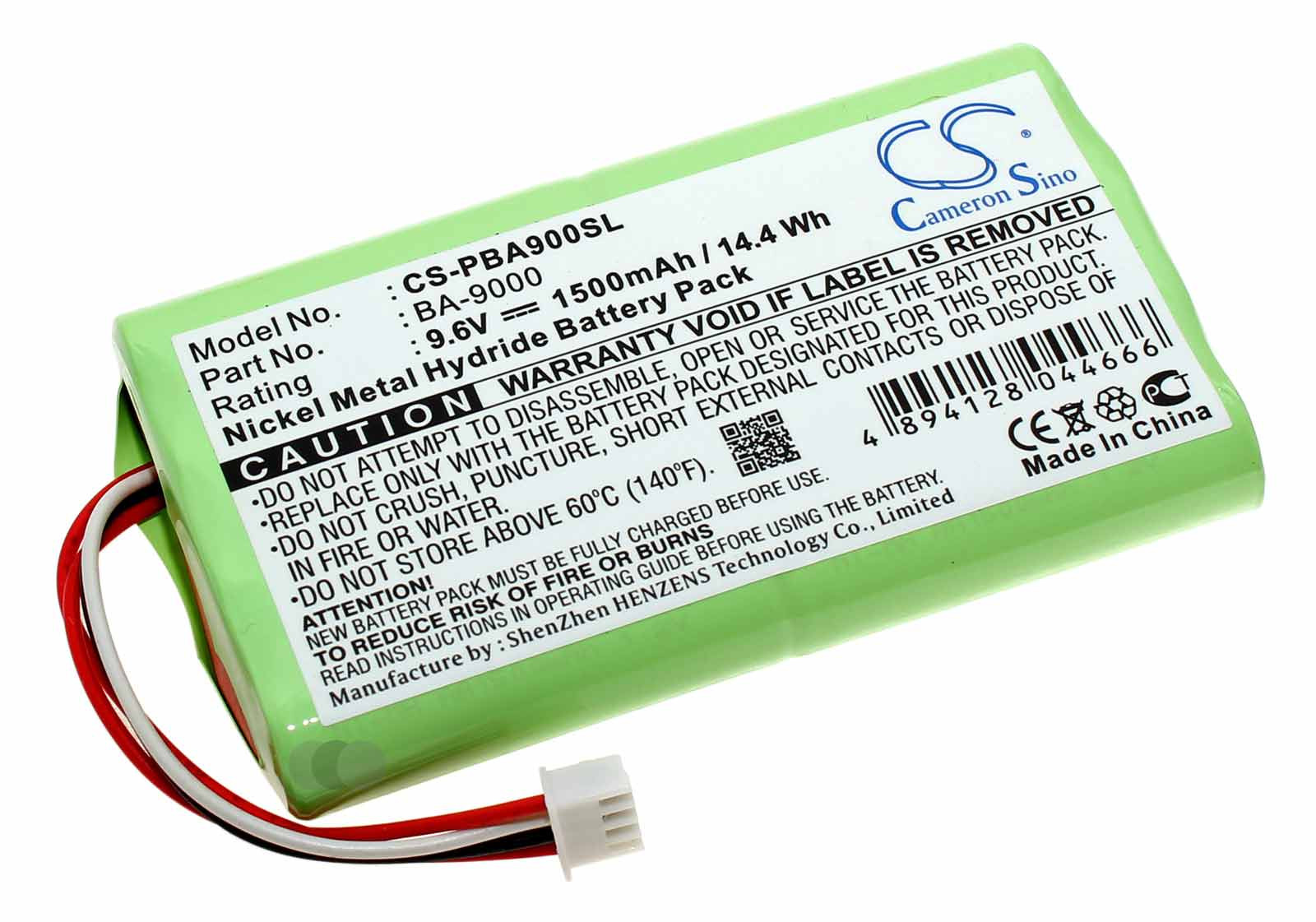 Akku für Brother PT-9600 P-touch Etikettendrucker, ersetzt BA-9000, 9,6V, 1500mAh