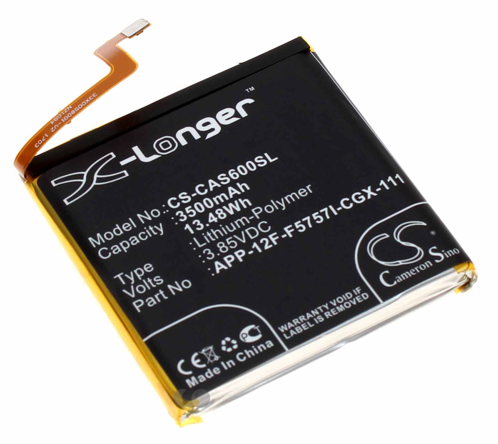 Akku für Caterpillar CAT S60 Handy, ersetzt APP-12F-F5757I-CGX-111, 3,85V, 3500mAh