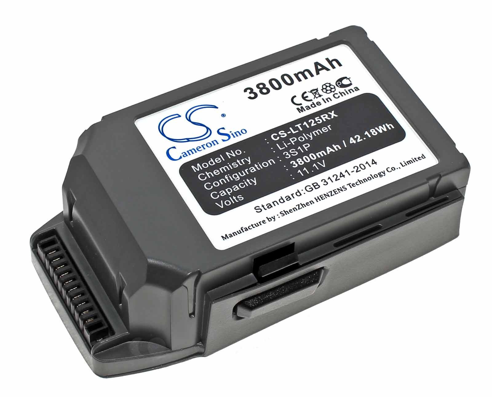 Akku für DJI Mavic Pro Drohne, ersetzt GP785075-38300DB, 11,1V, 3800mAh