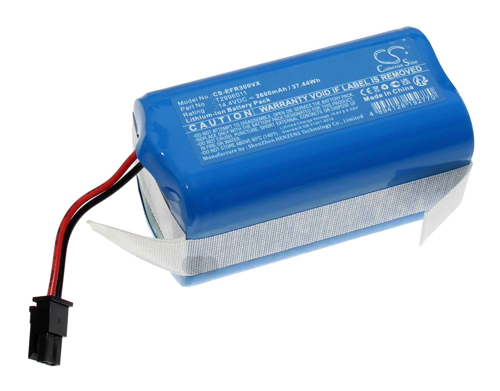 Akku für Eufy Robovac LR20, LR30 Hybrid, L35 Hybrid, ersetzt T2996011 u.a., 14,4V, 2600mAh