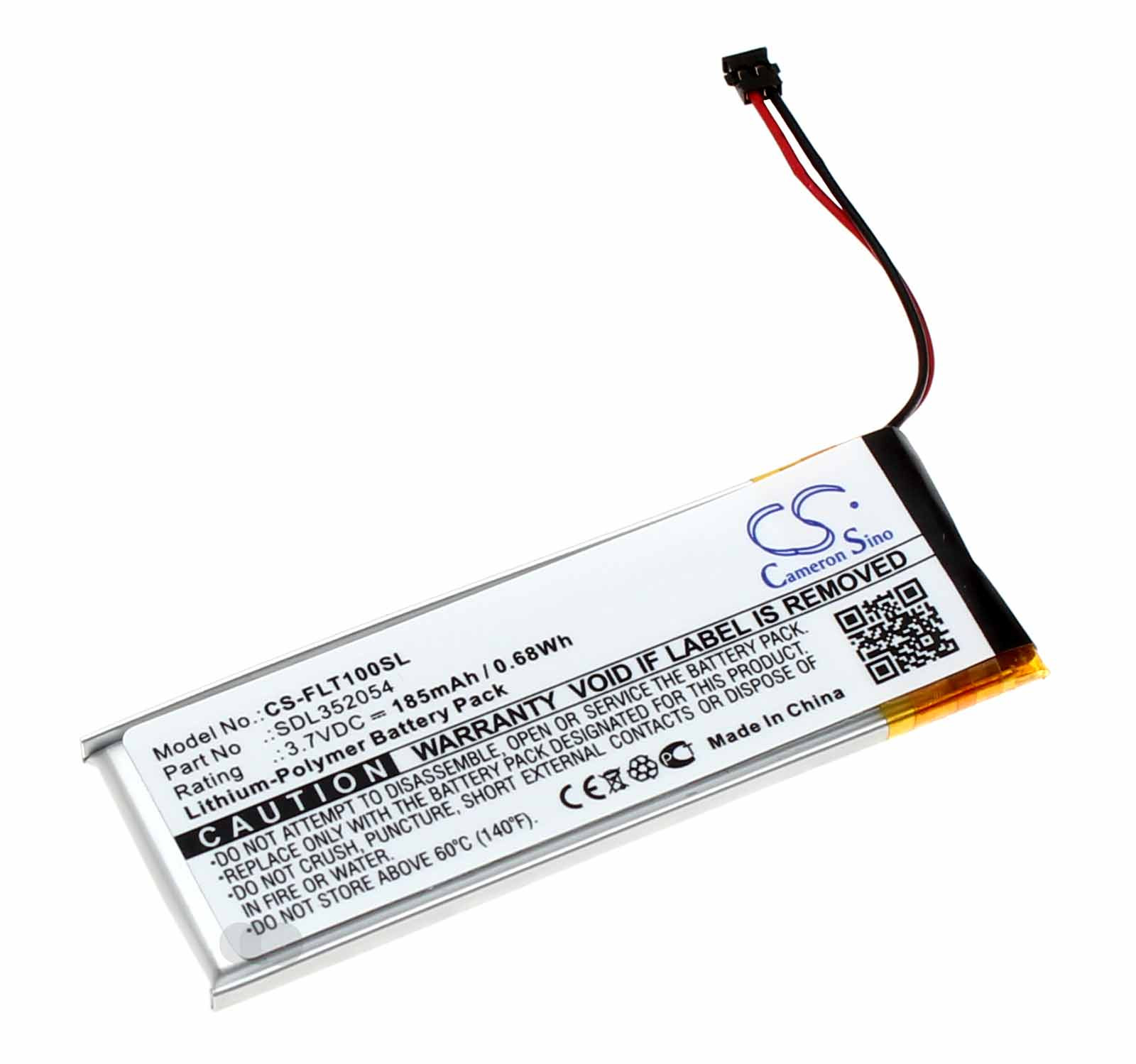 Akku für Flir One One 2st Wärmebildkameras, ersetzt SDL352054, 3,7V, 185mAh