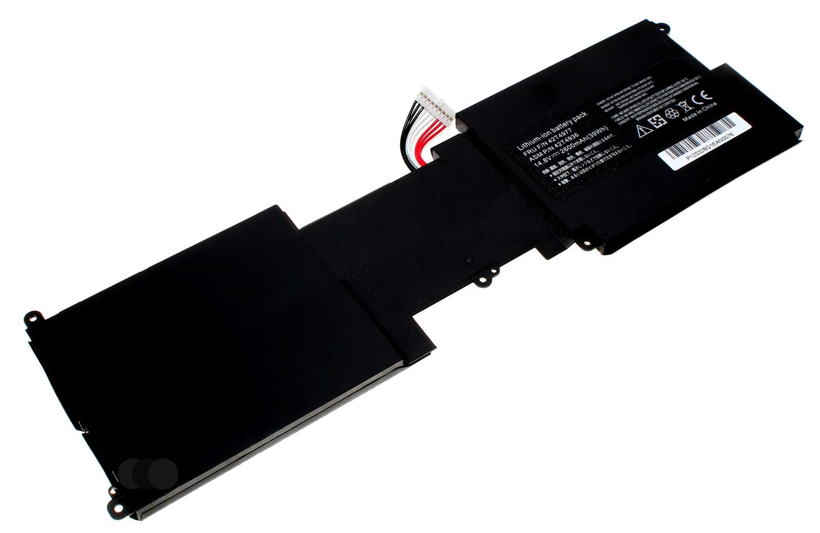 Alternativer Lithium-Ionen Akku für Lenovo ThinkPad X1 Carbon Notebook, Laptop mit 14,8 Volt und 2600mAh Kapazität