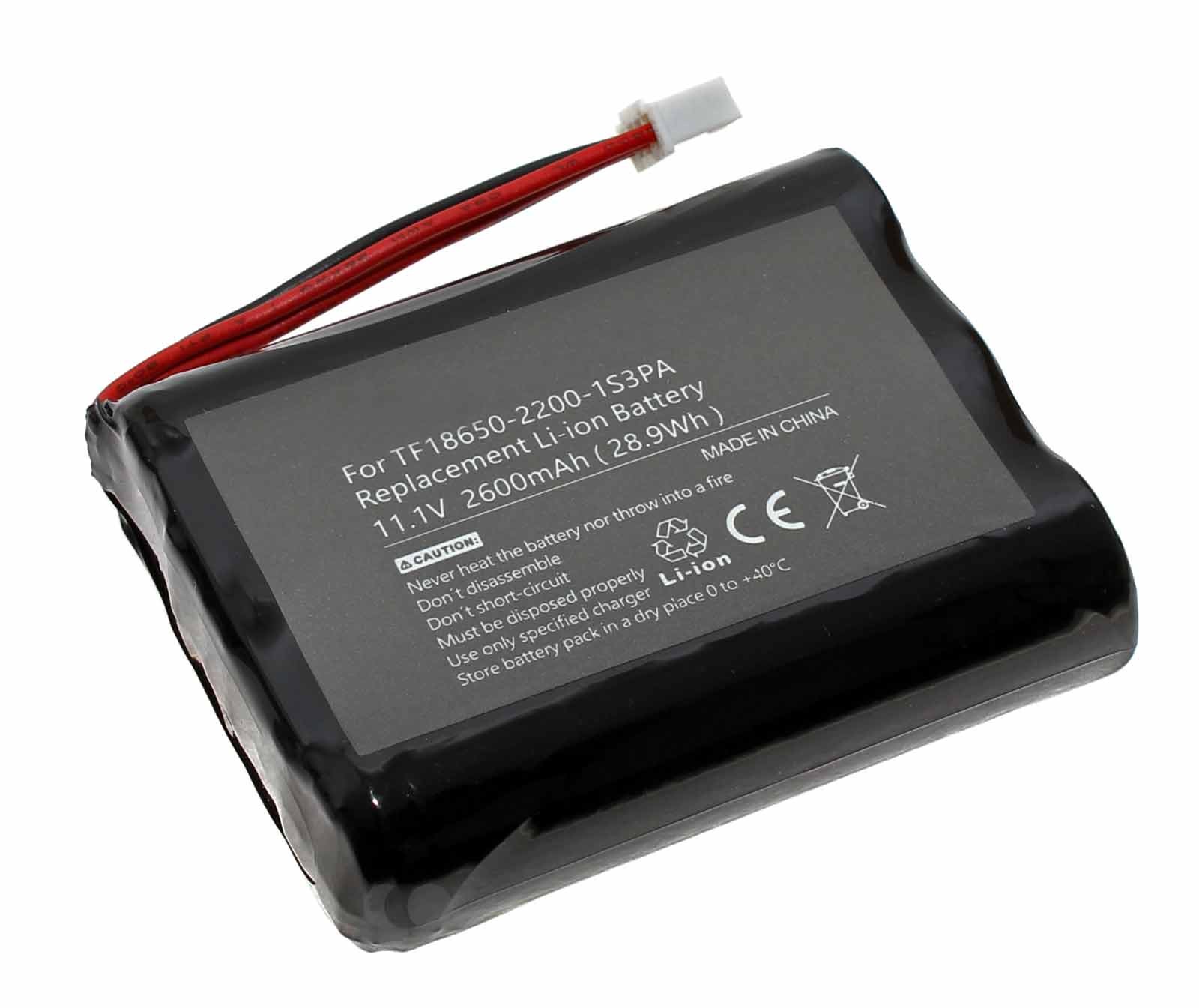 Akku für Marshall Stockwell Bluetooth Lautsprecher Box, ersetzt TF18650-2200-1S3PA, 11,1V, 2600mAh